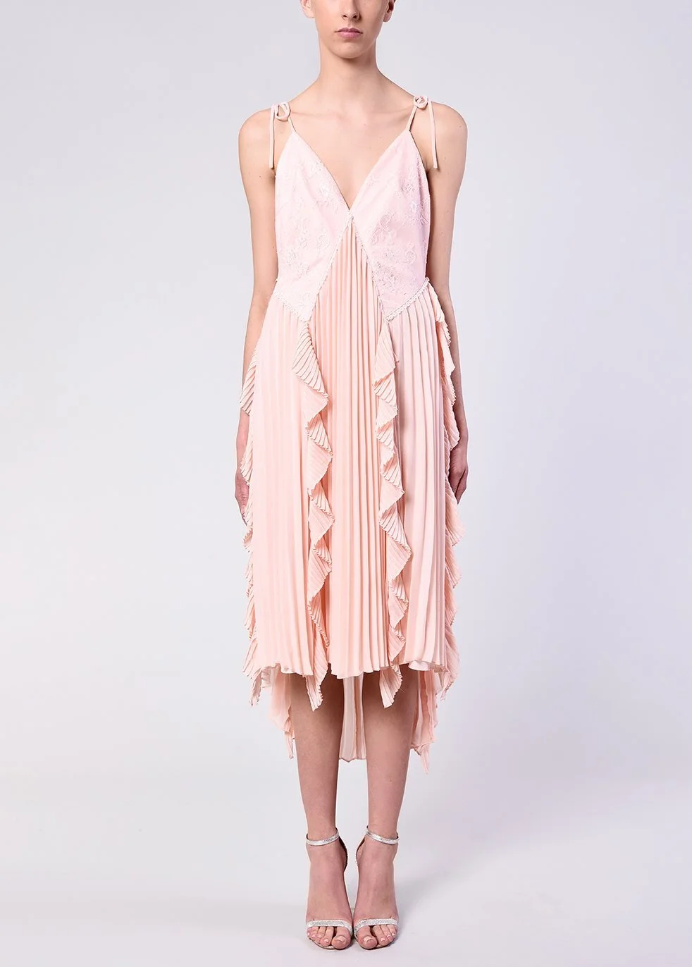 Peach Midi Dress - £84