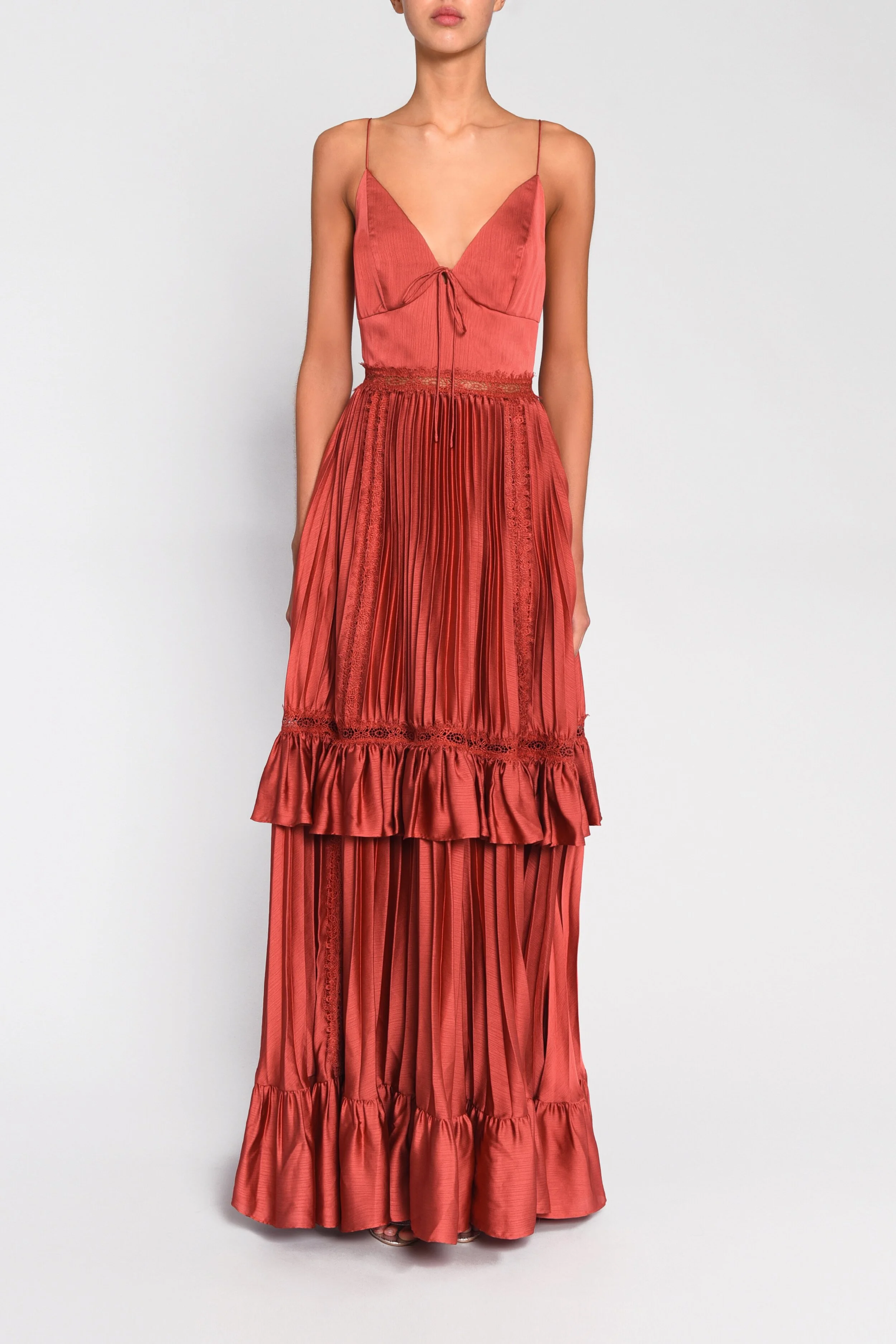 Baked Rose Maxi Dress - £140