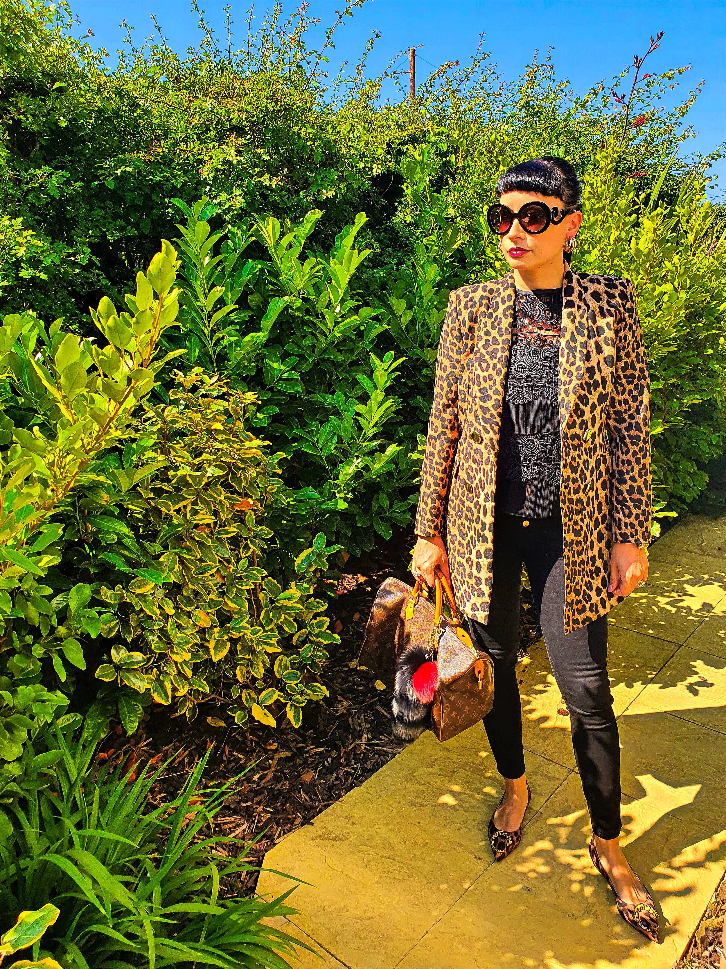 Animal Print Blazer