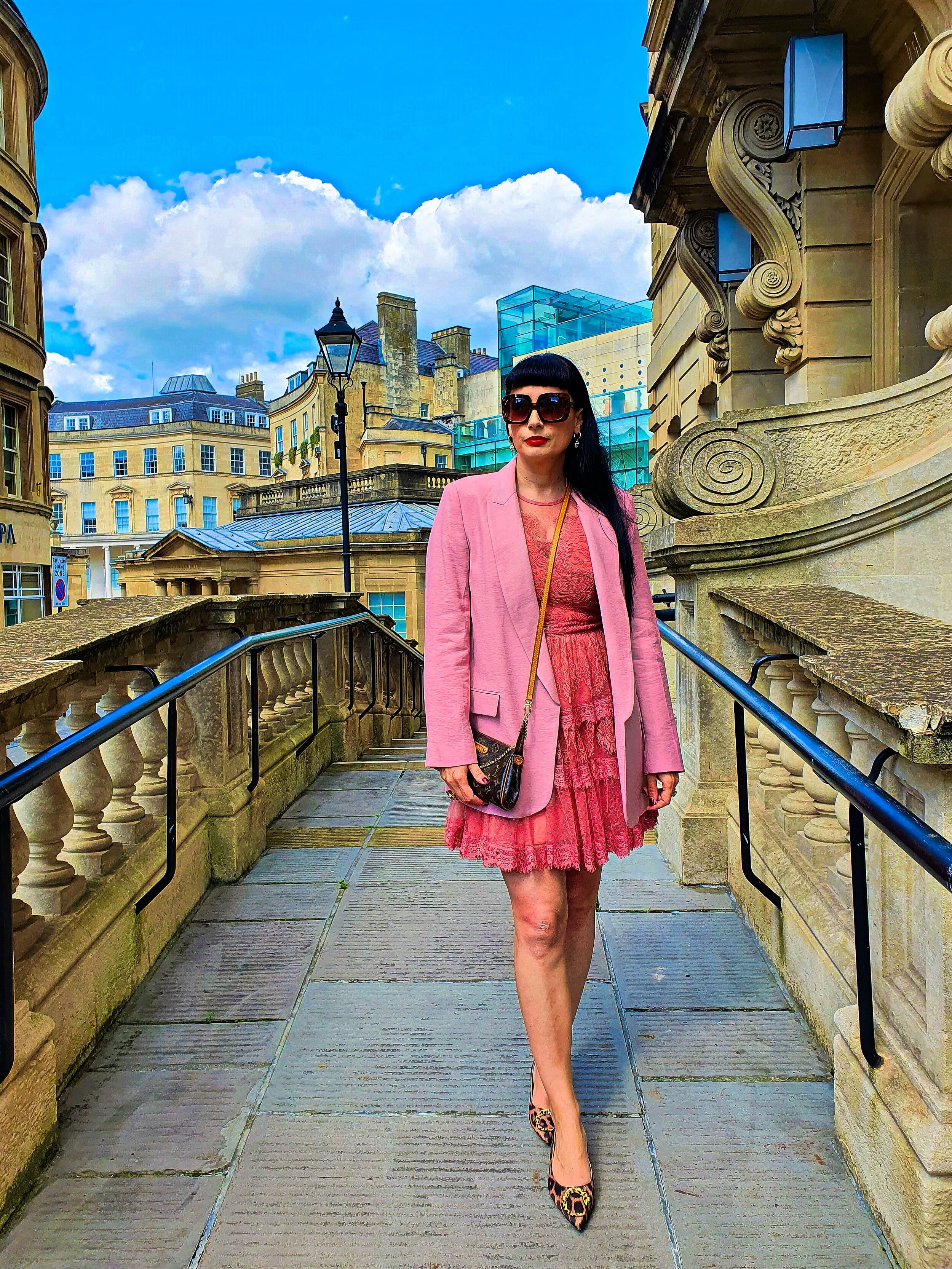 A day in BATH city: THREE FLOOR Opaque Dress!