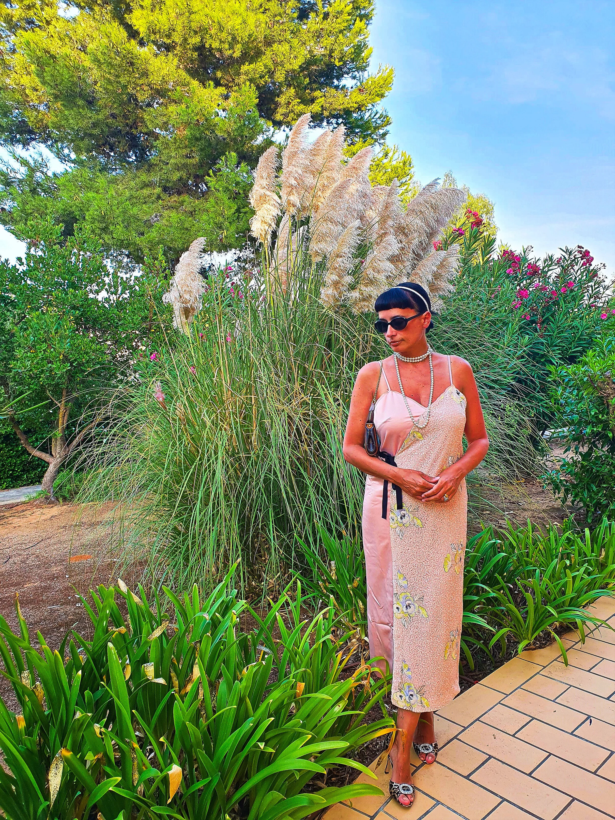 My September 2020 Holidays 7 - THREE FLOOR Sequins Floral Dress