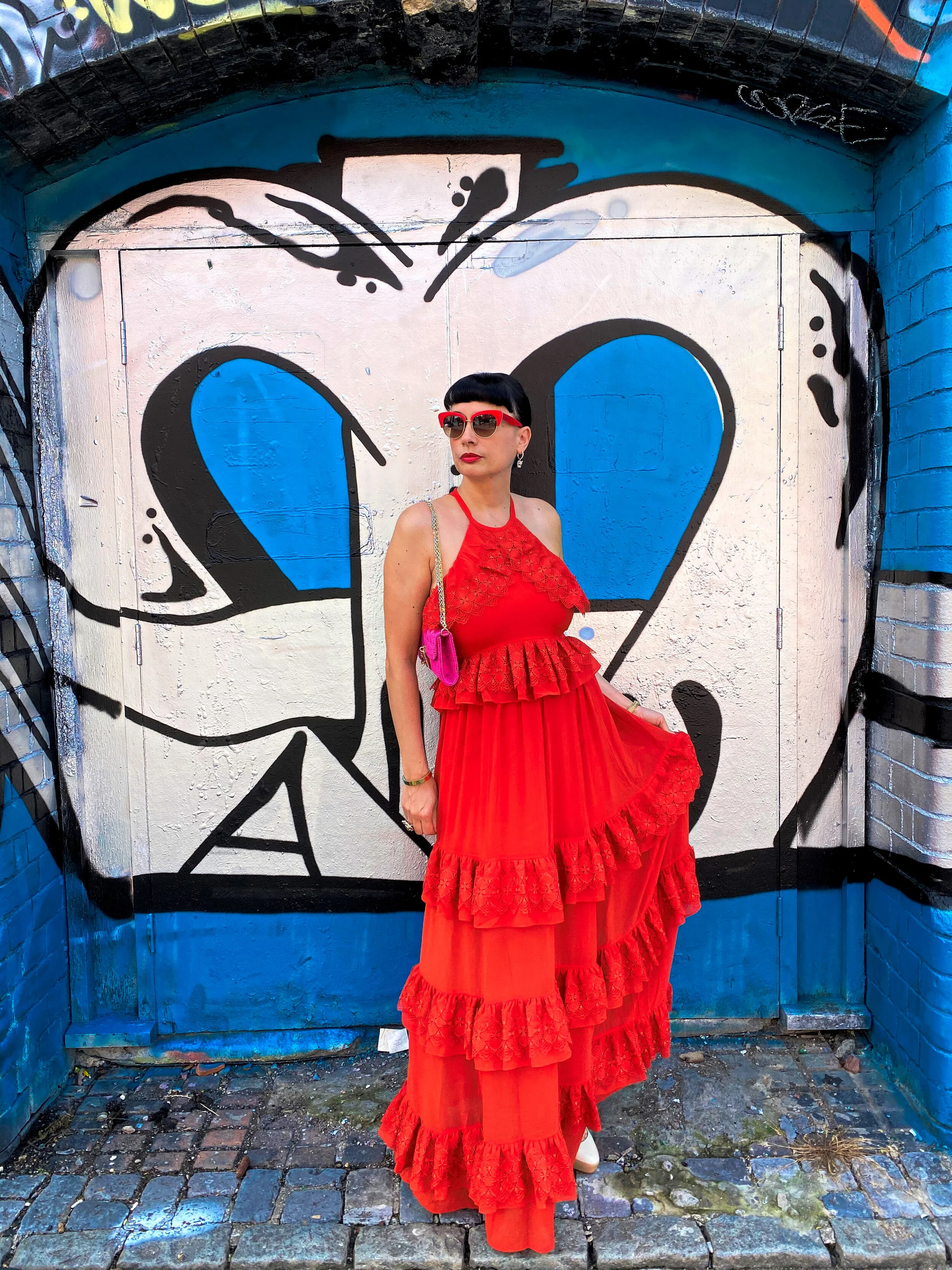 THREE FLOOR Orange Long Dress