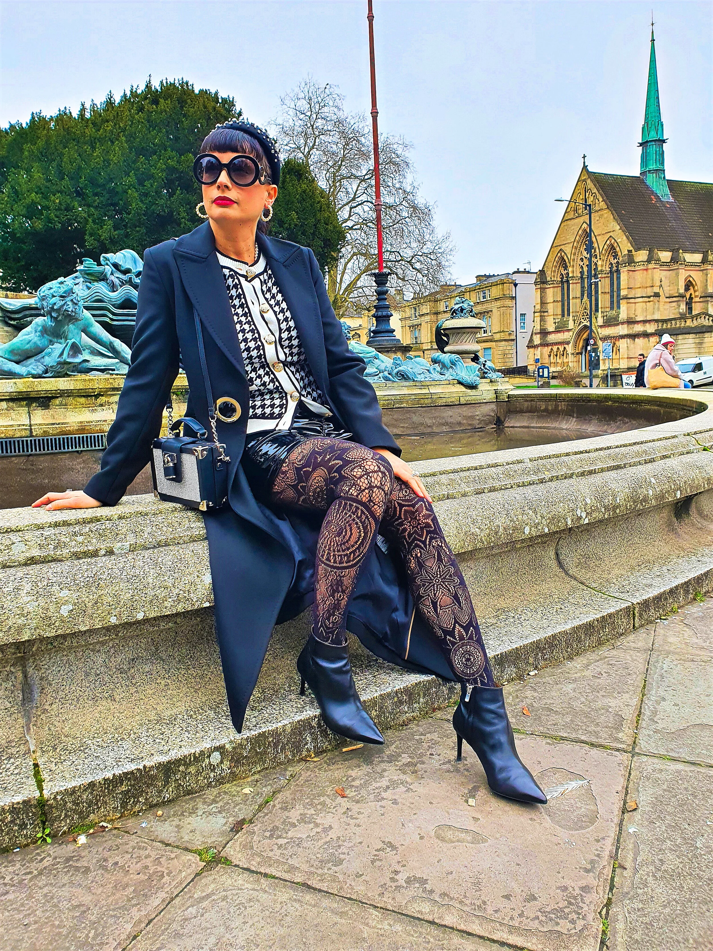 How to style a Pied-De-Poule cardigan for a modern look!