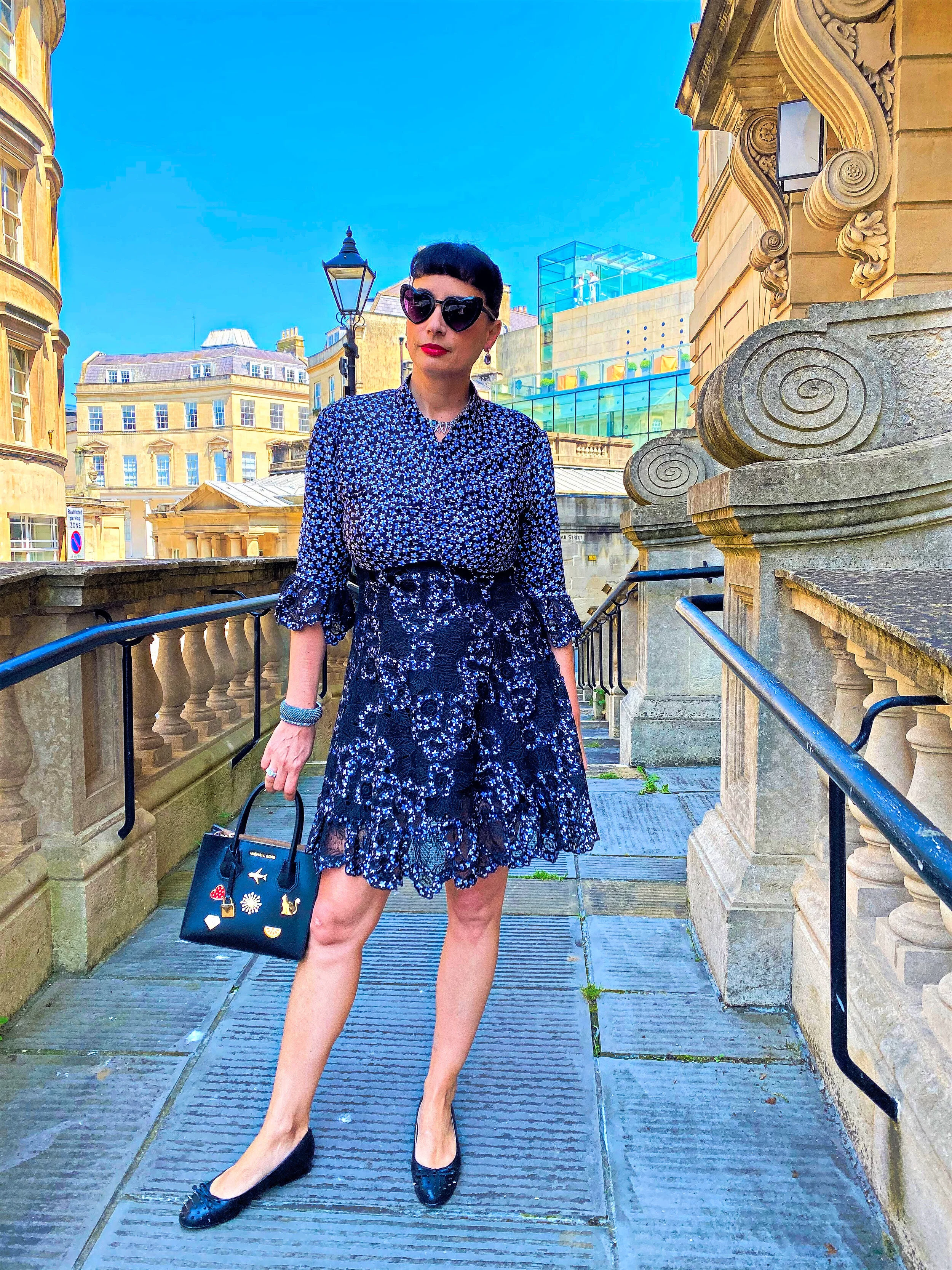 THREE FLOOR Floral &amp; Lace Spring Dress