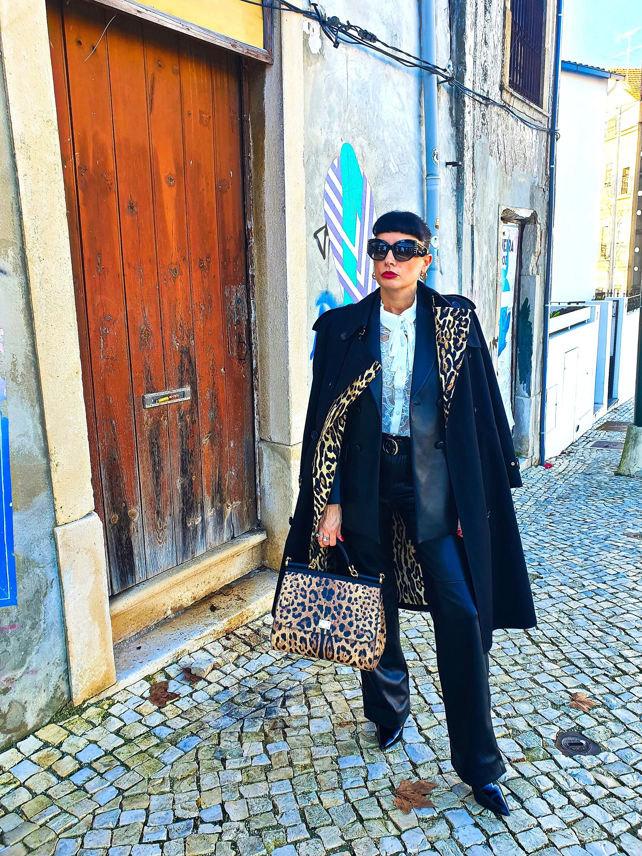 Black &amp; White with a touch of Animal Print