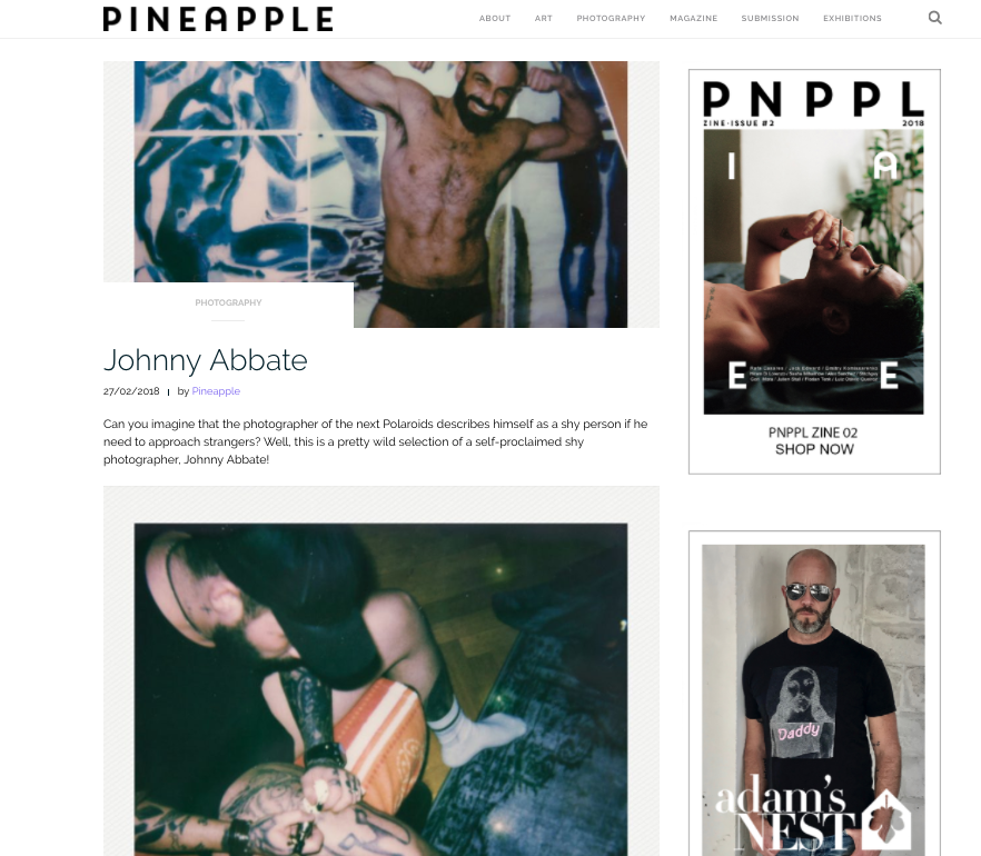 Polaroid collection for PineApple Blog