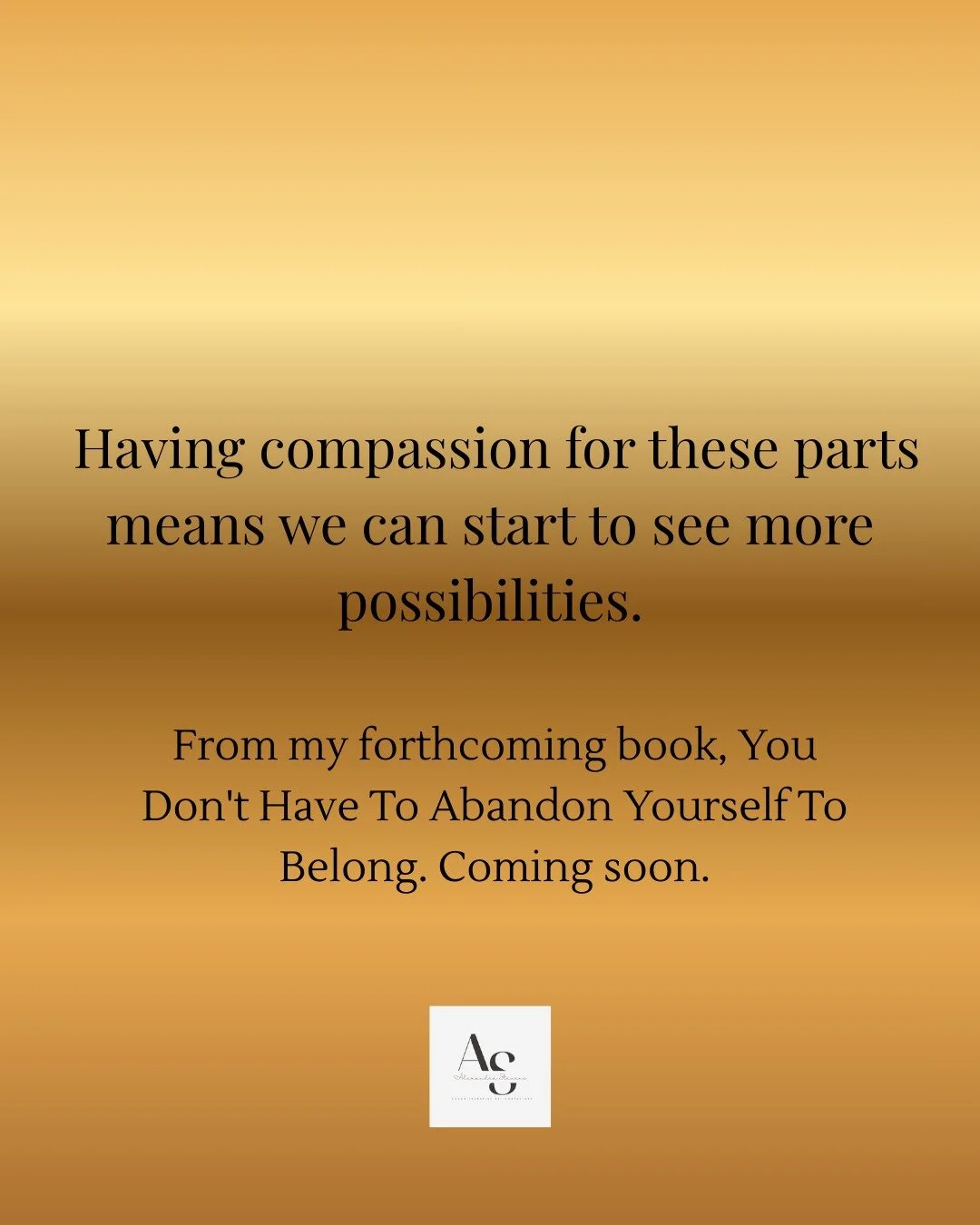 Self-trust is often misunderstood. It isn't believing we will always make the right decision. It is learning to stay connected to ourselves, our feelings, our bodies and our inner knowing. This extract is from my forthcoming book You Don't Have To Ab