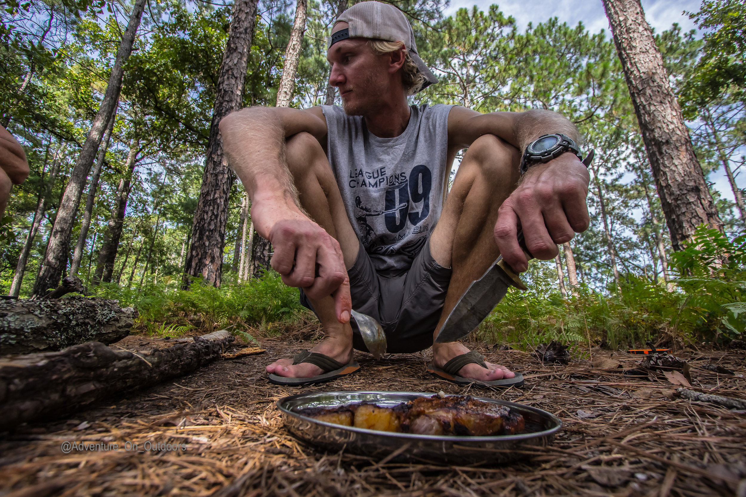Luke Kulbeth on our WAT training hike