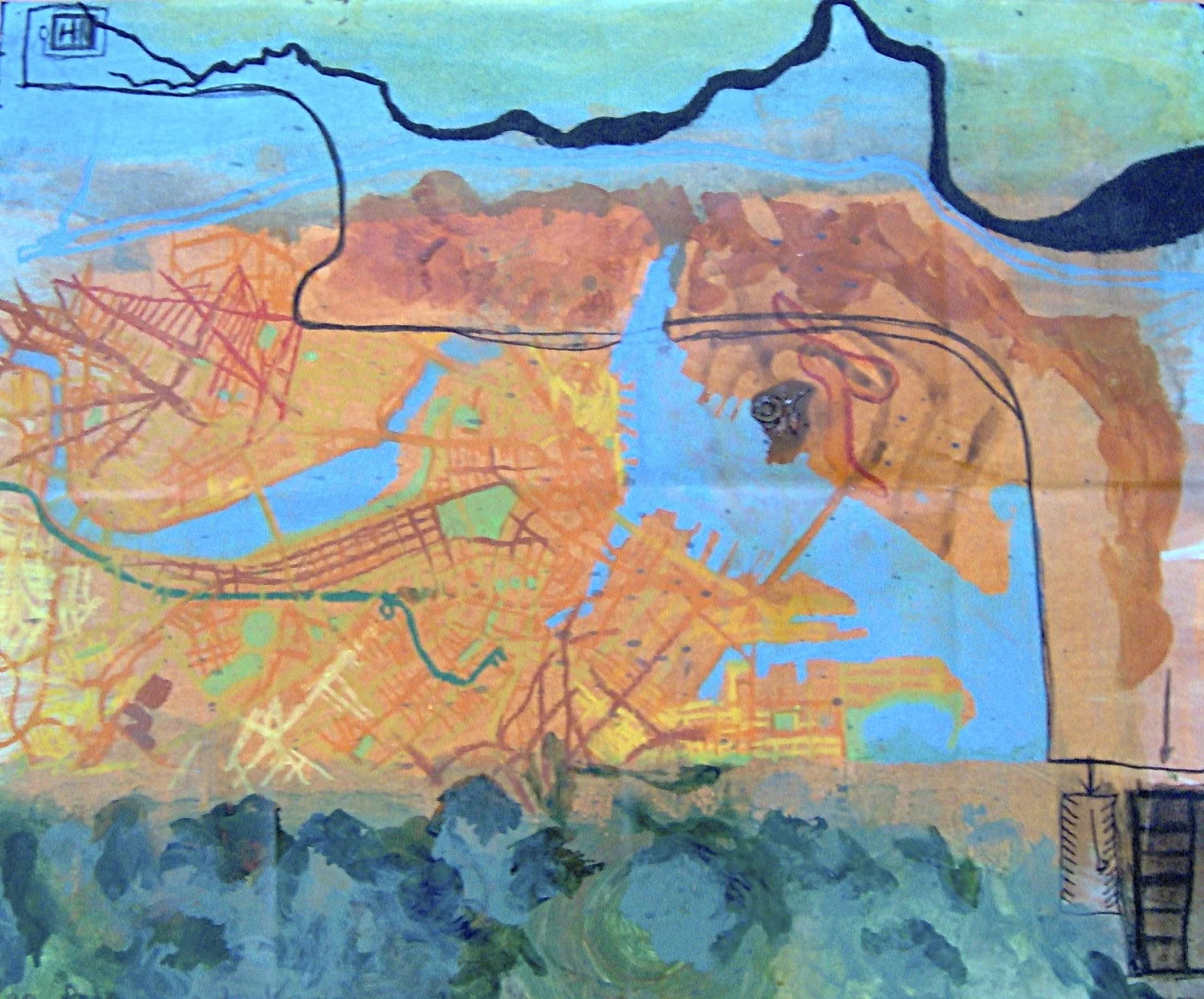 Map from Home to Kaz's Gallery