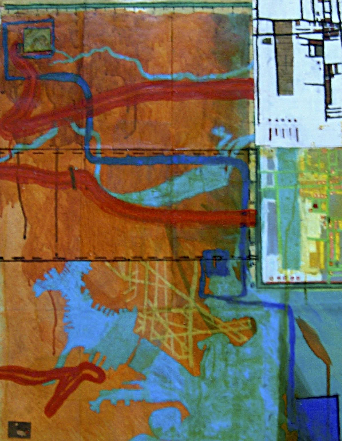 Map from Home to Lorie's Studio