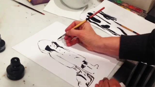 Letter to My Teacher: Digital Art Time Lapse