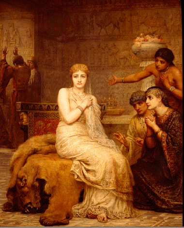 Vashti Refuses the King's Summons, painting by Edwin Long