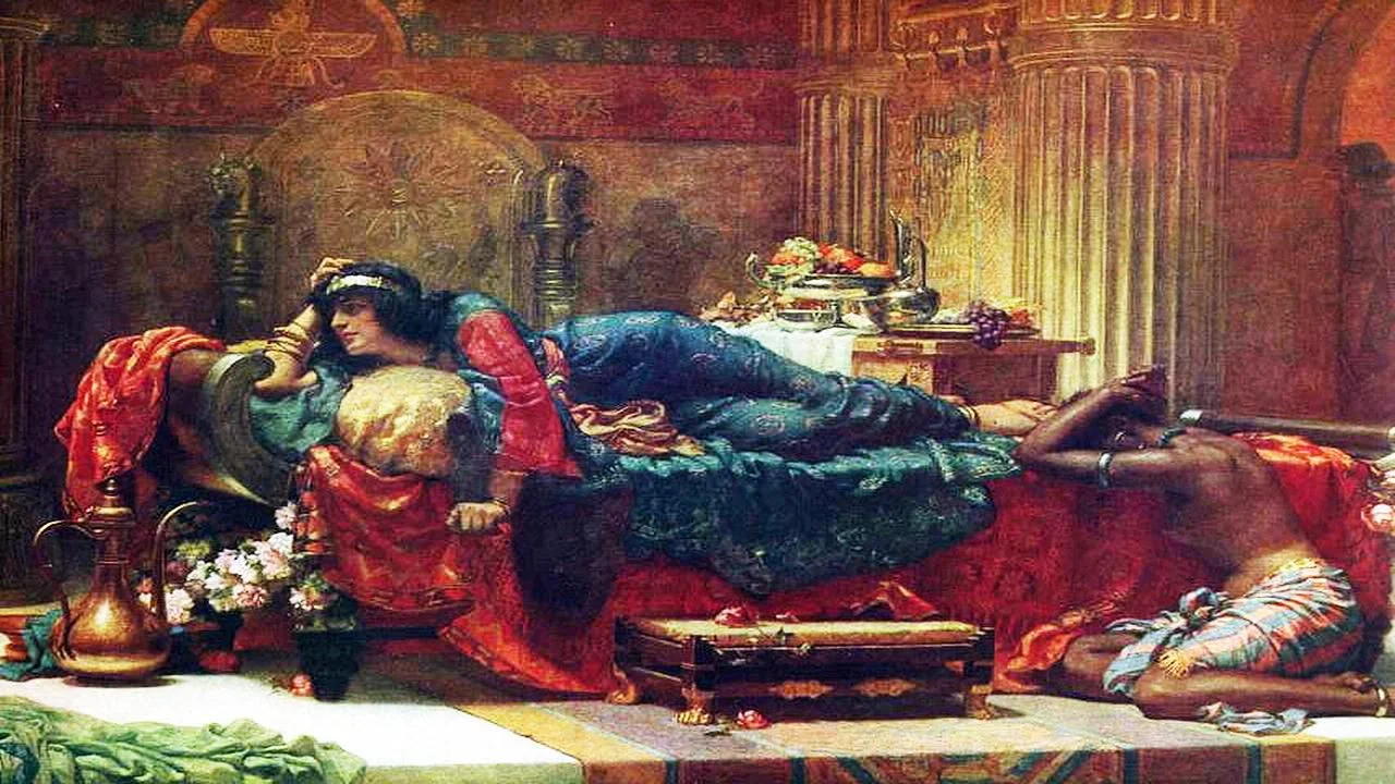 "Vashti Deposed" by Ernest Normand, 1890