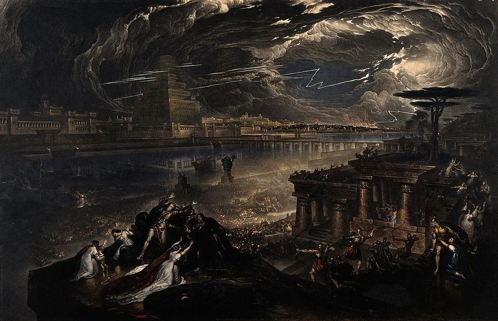 Fall of Babylon: John Martin (1831)