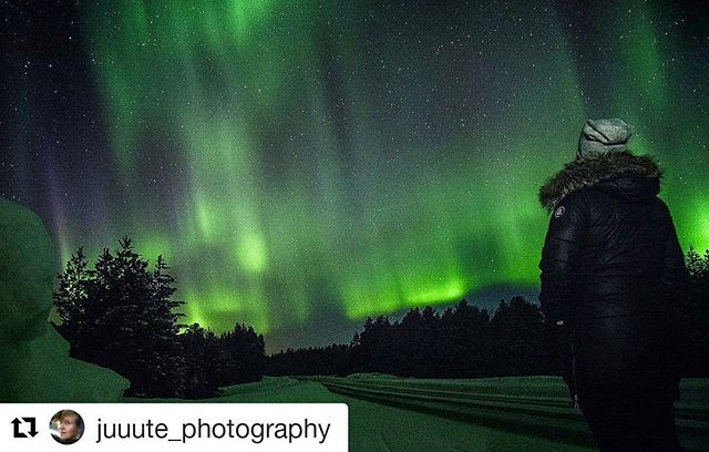#Repost @juuute_photography (@get_repost)
・・・
I saw something from the window! We pulled over on the way back from our road trip! Aurora Borealis start dancing last night all over the sky and above our heads! 🙈😍💚 My breath was taken away too many 
