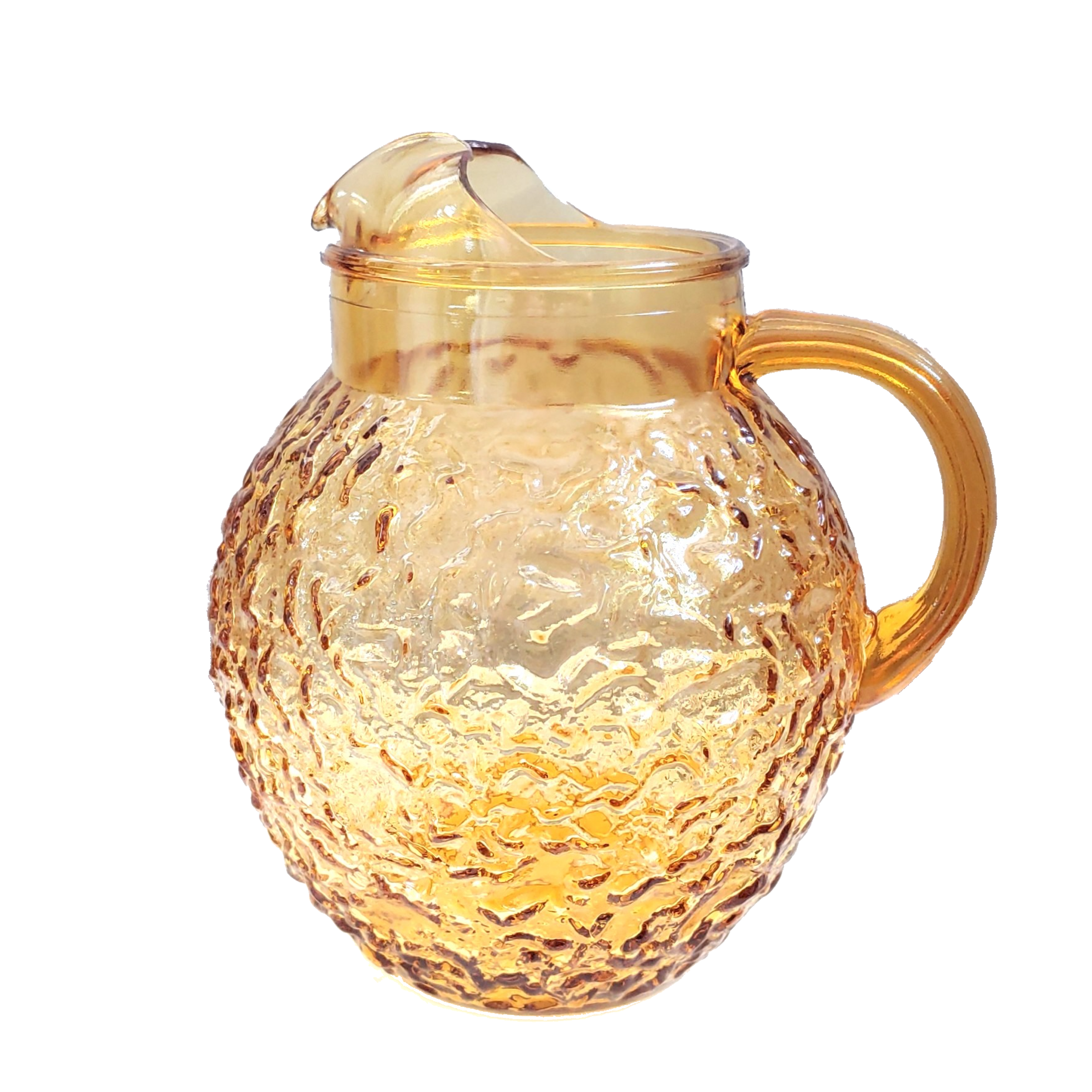Light Amber Milano Water Pitcher