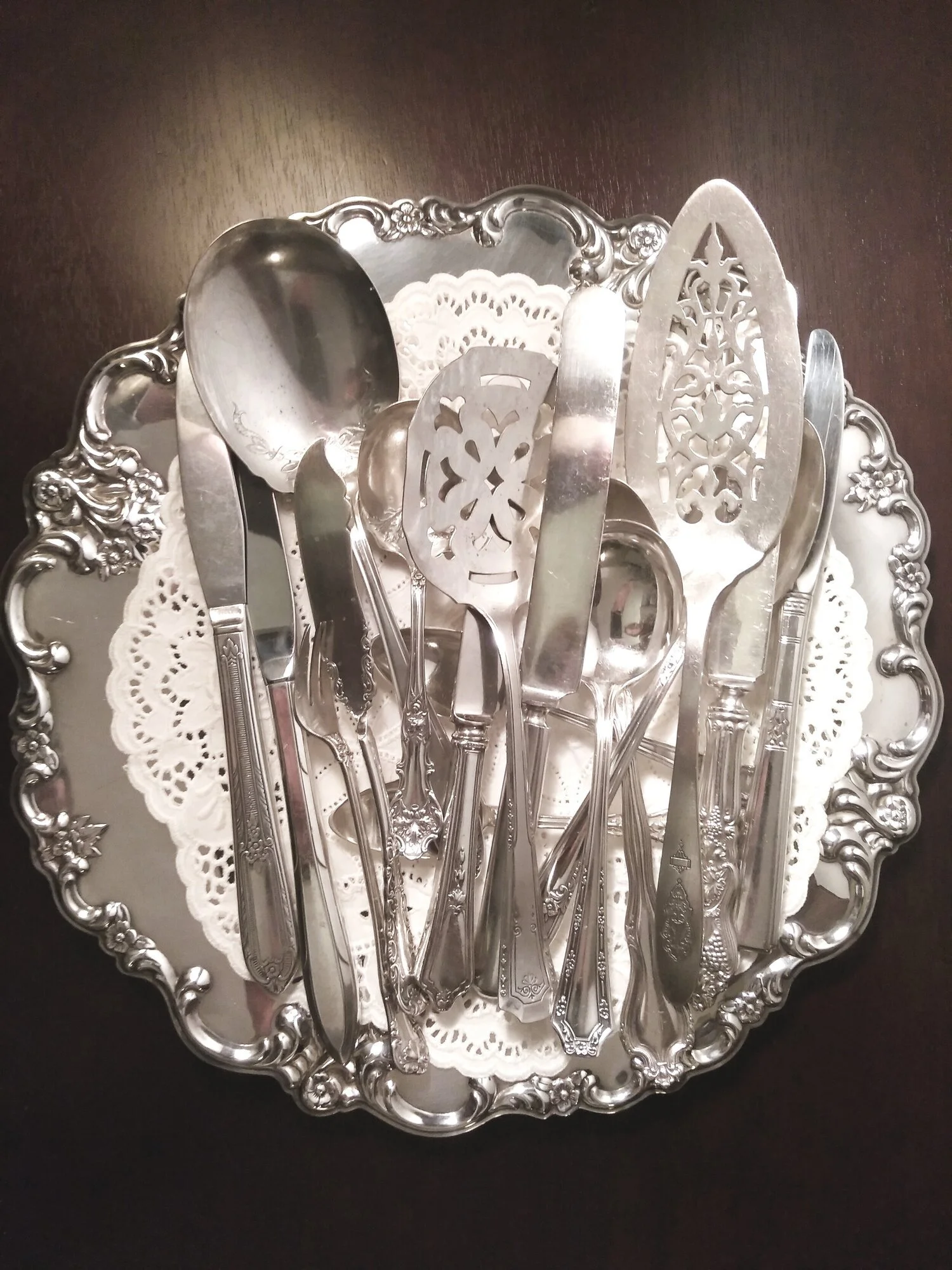 Vintage Silver Serving Utensils