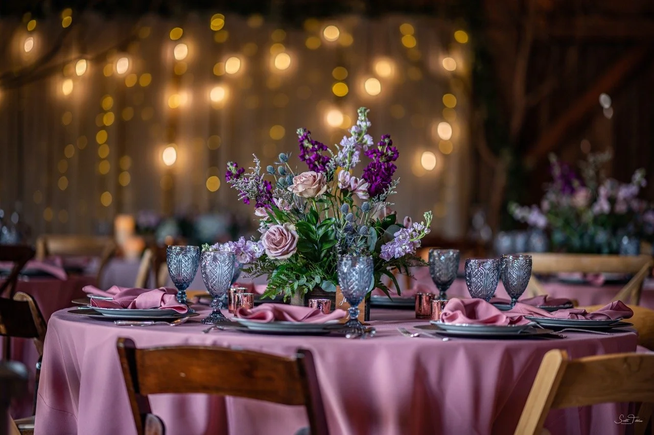Blue Carousel Goblets for rent from Delicate Dishes LLC