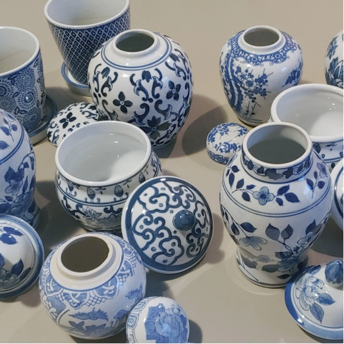  Medium chinoiserie vases for rent from Delicate Dishes 