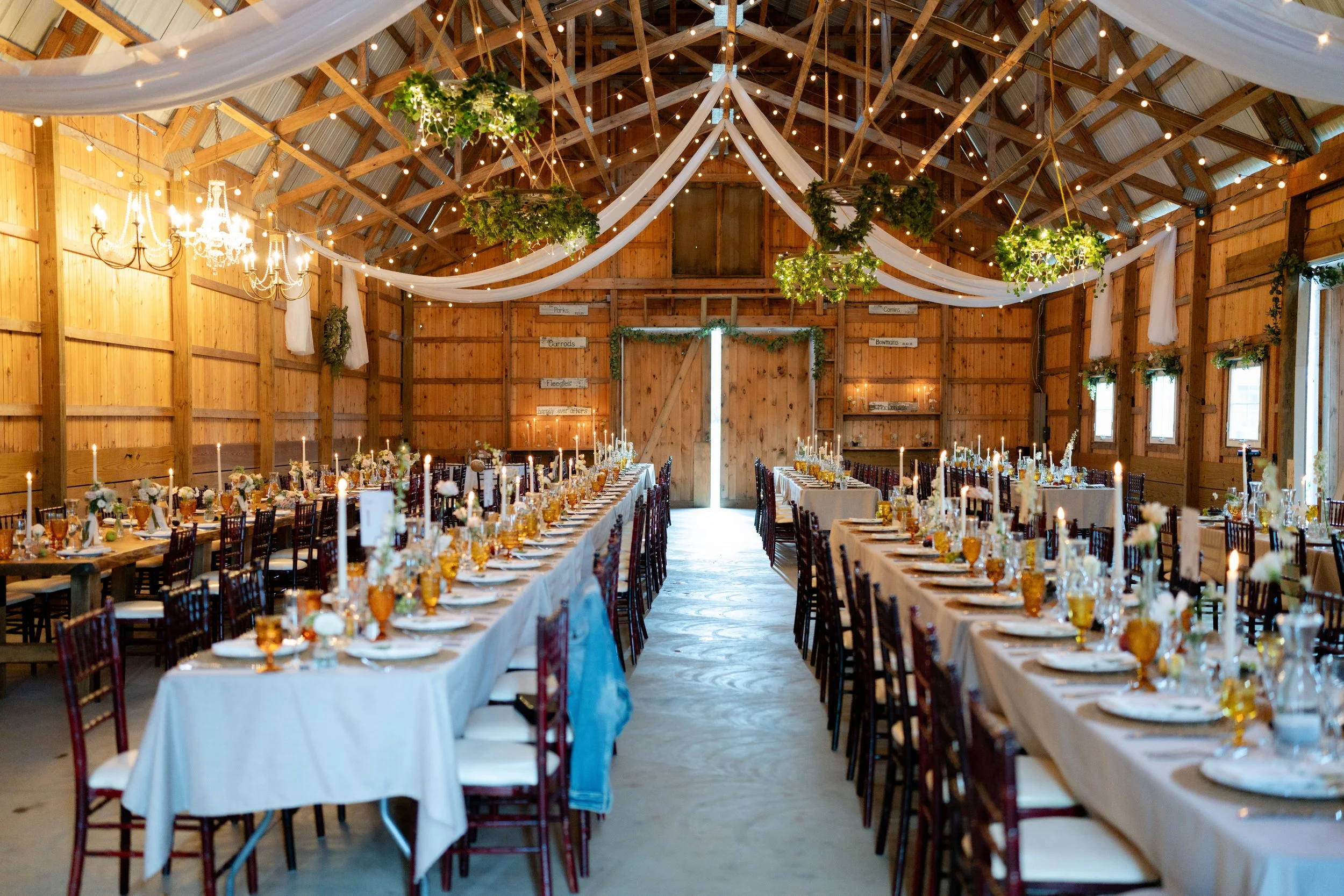 Mismatched Amber Goblets for rent from Delicate Dishes LLC