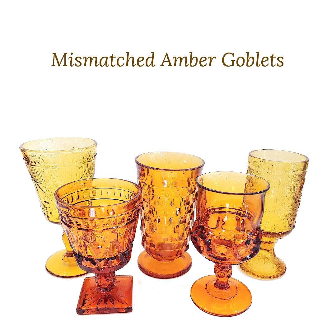 Mismatched Amber Goblets by Delicate Dishes.png