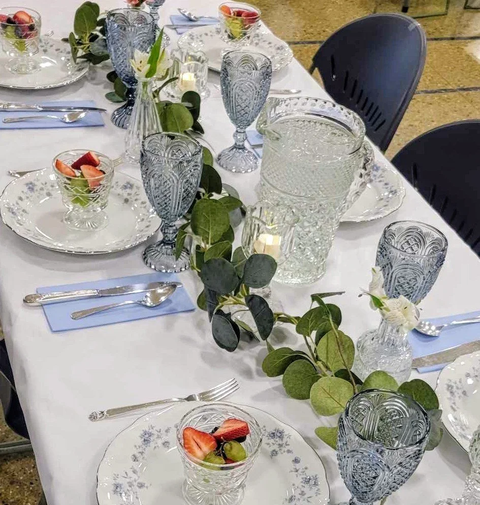 Eucalyptus Garlands for rent from Delicate Dishes LLC