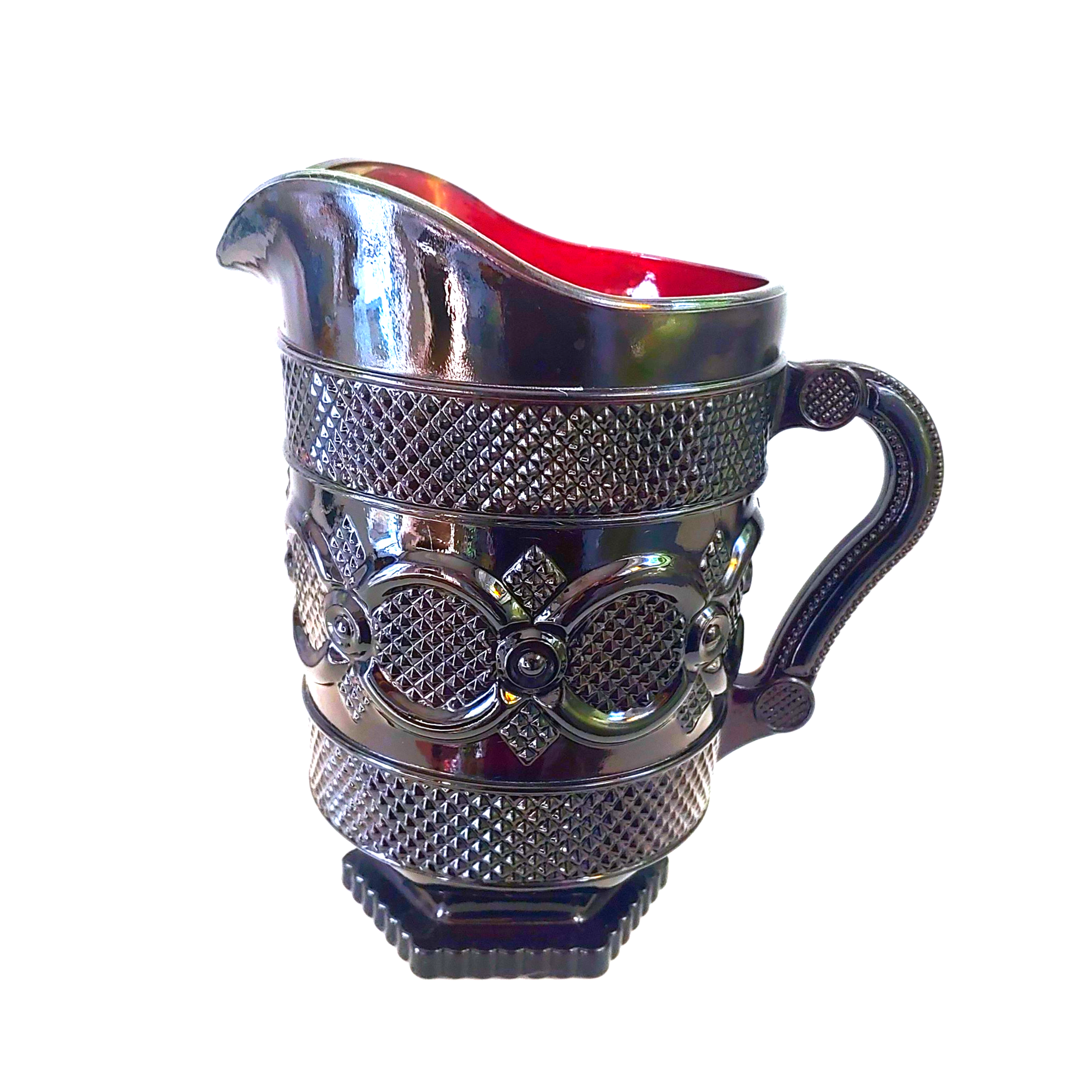 Avon Dark Red Cape Cod Water Pitchers