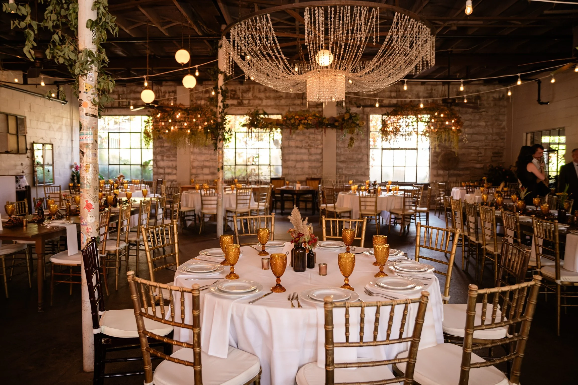 Amber Carousel Goblets for rent from Delicate Dishes LLC