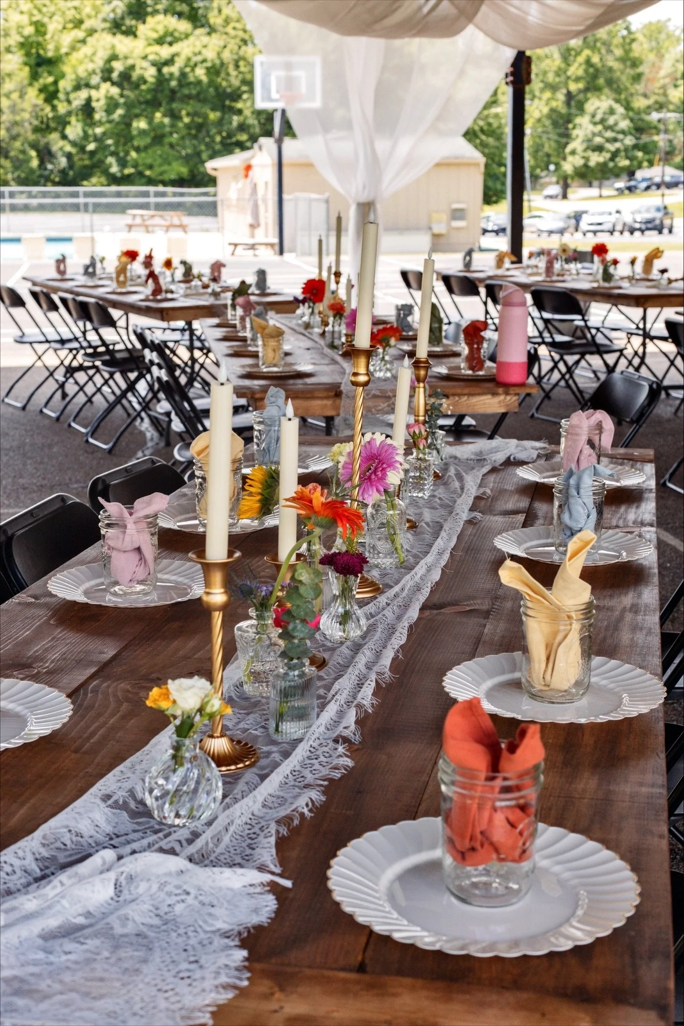 Rustic Wood Table Topper