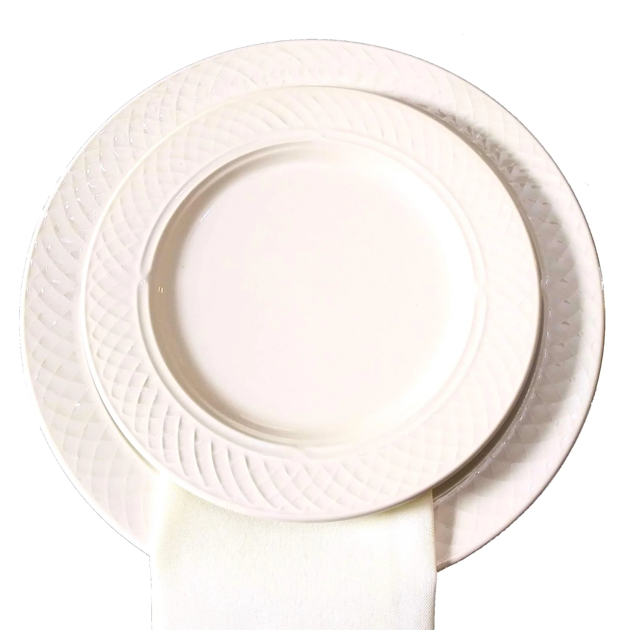 Ivory Plates (2 sizes)