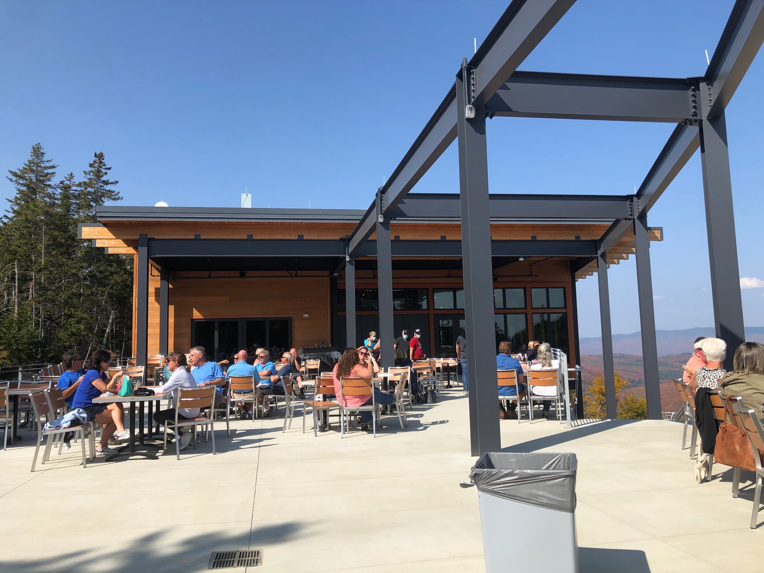 Outdoor Concourse at the Bretton Woods Summit Restaurant