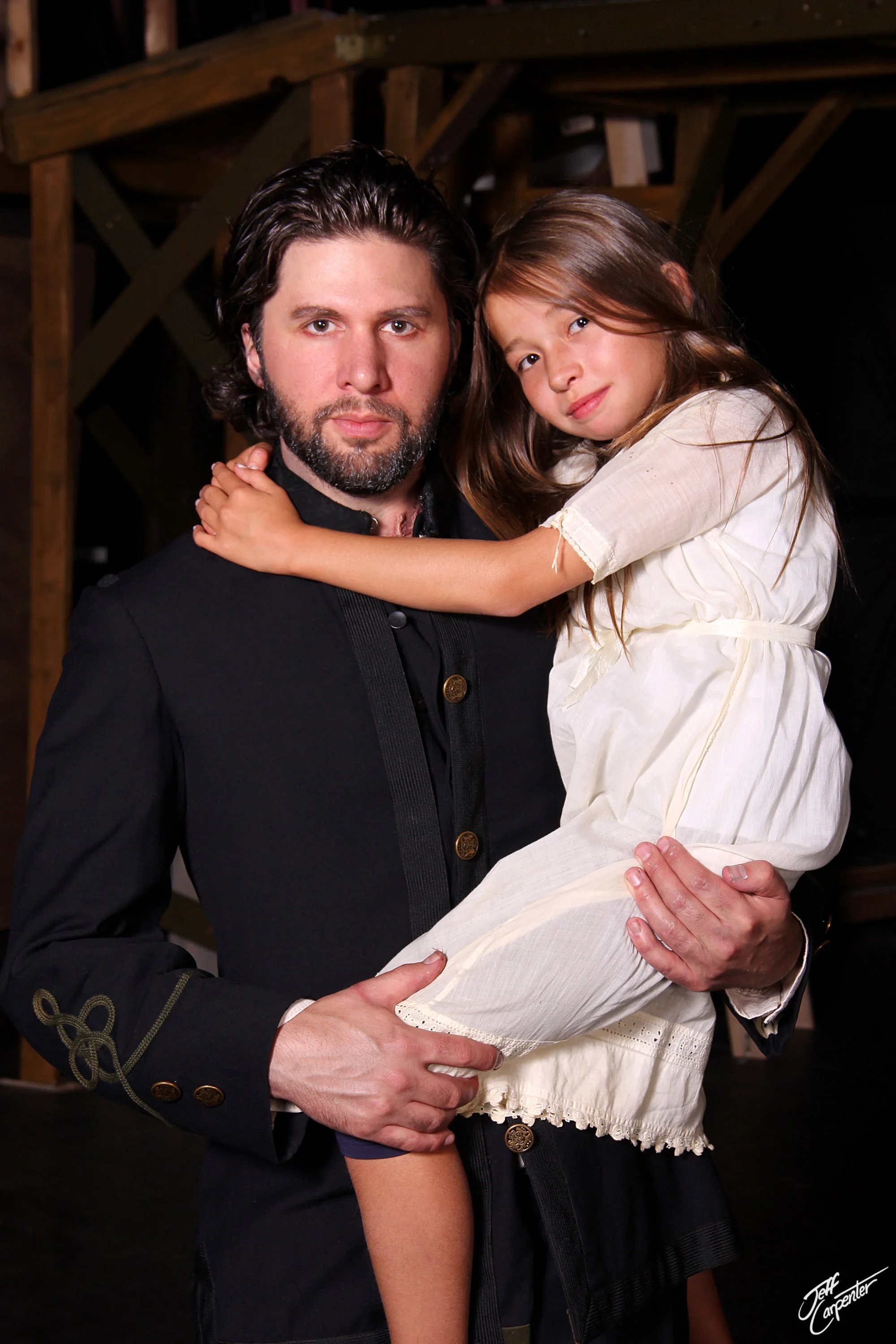 Louis Hobson and Anna Ostrem for Balagan Theatre's Les Miserables. 