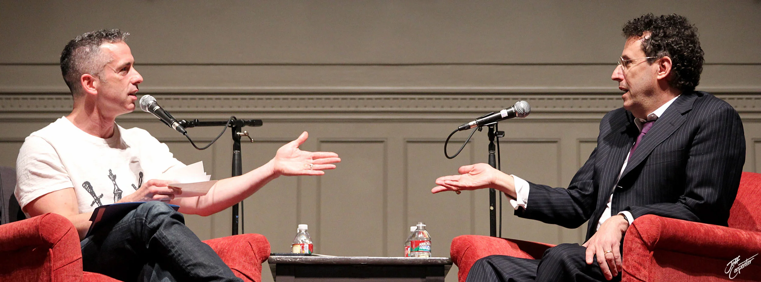 Dan Savage and playwright Tony Kushner in conversation, 2014