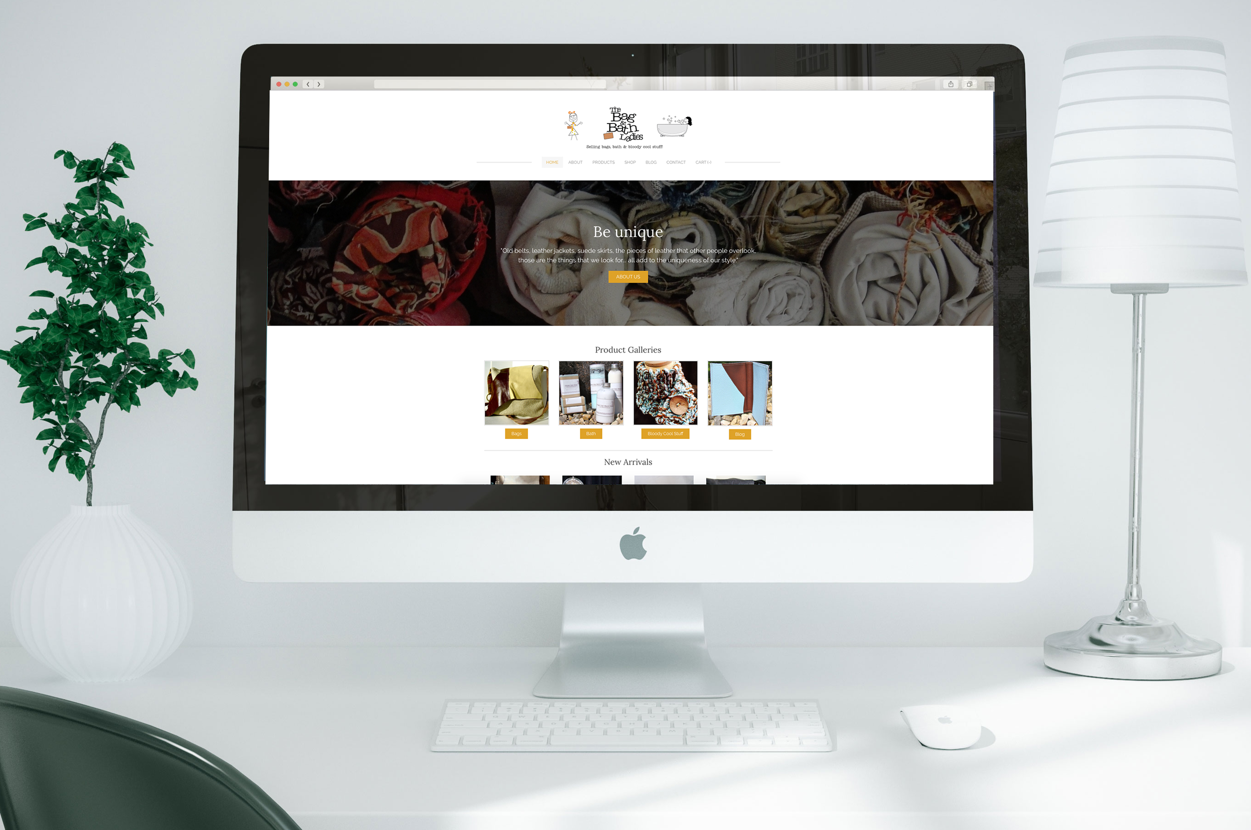 The Bag & Bath Ladies Website & Online Store
