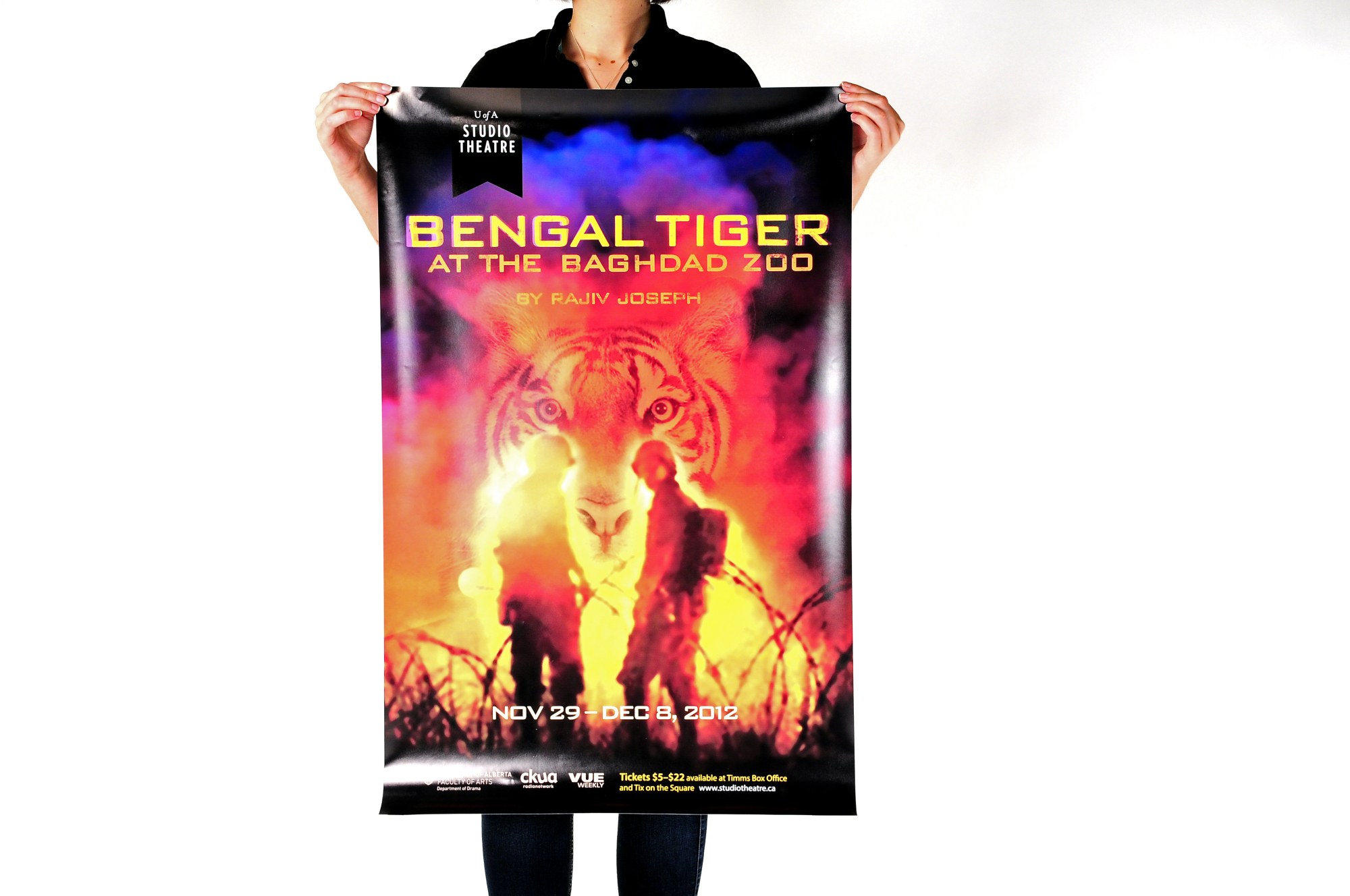 Bengal Tiger at the Baghdad Zoo Play Poster