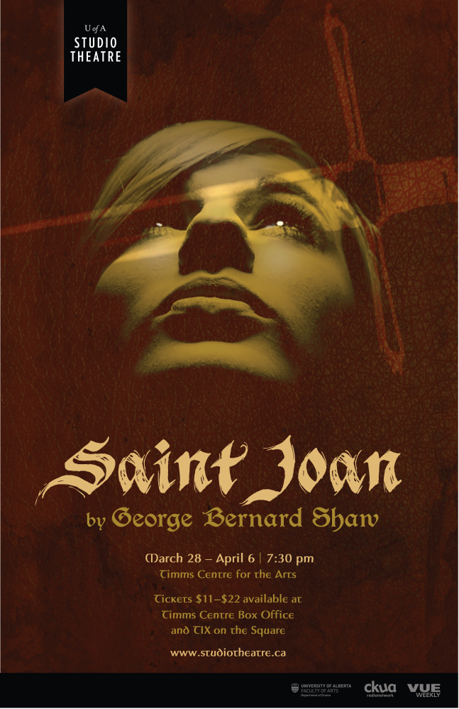 Saint Joan Play Poster