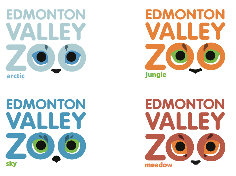 Edmonton Valley Zoo Logo Redesign