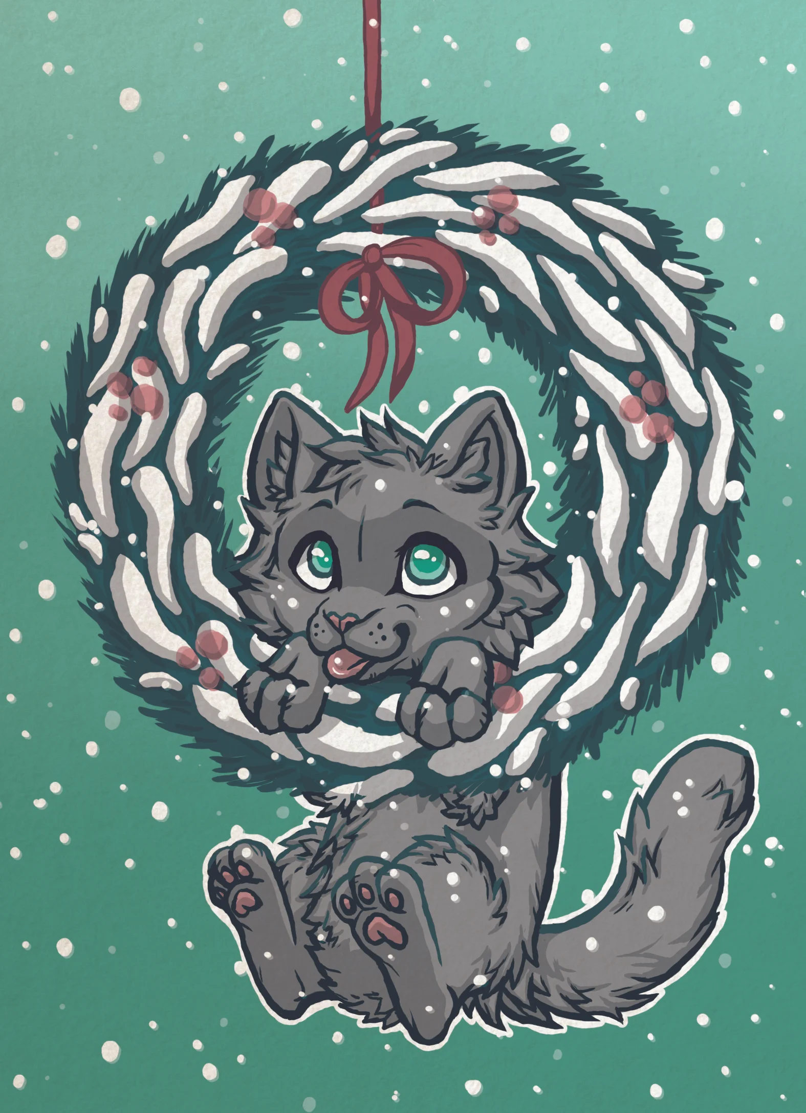 Christmas Kitten