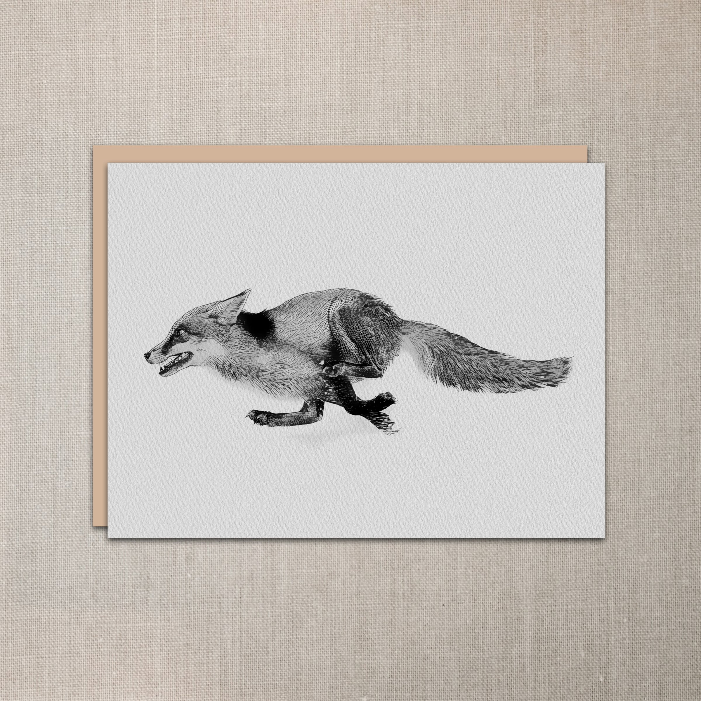Fox Notecard