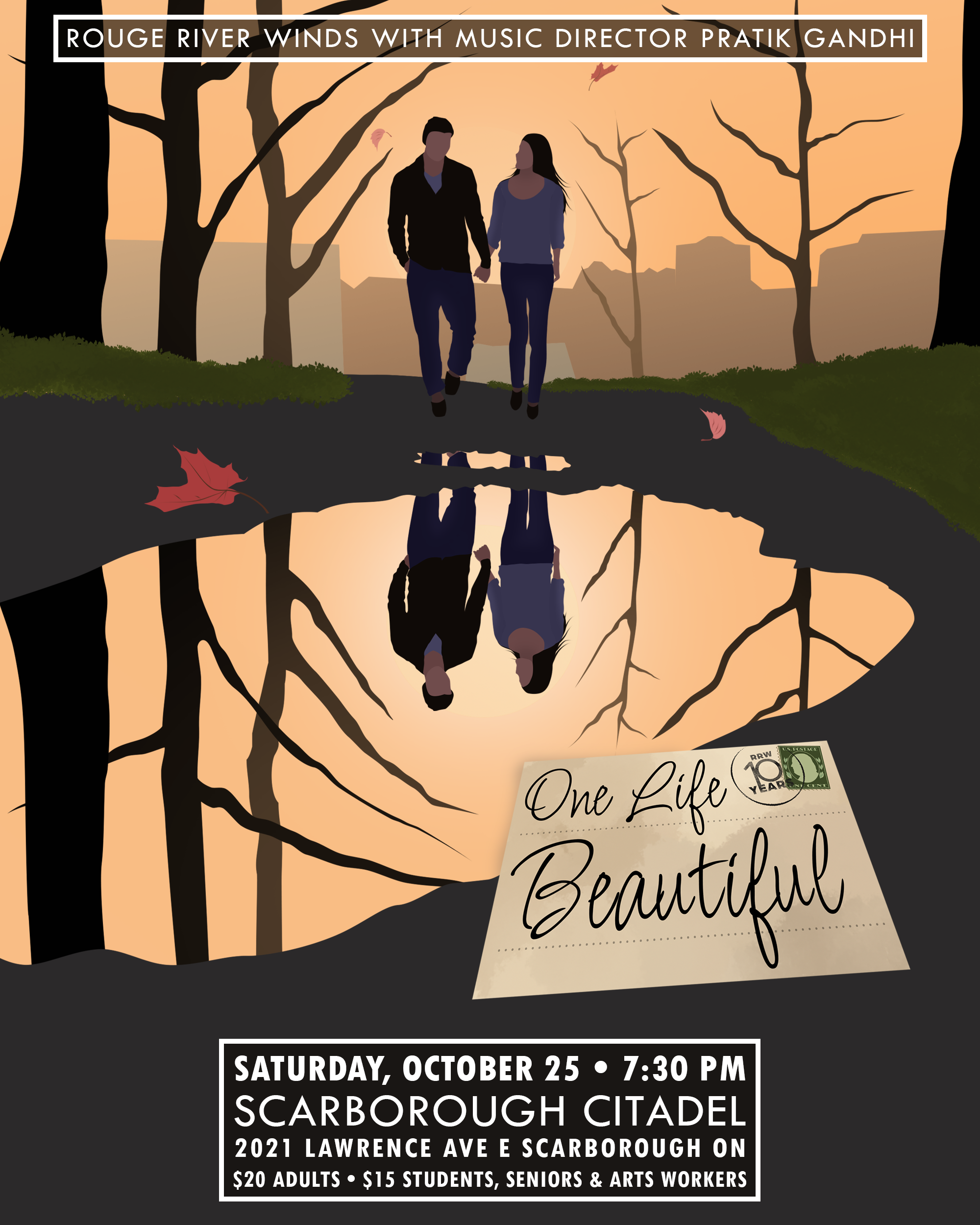 RRW "One Life Beautiful" concert poster