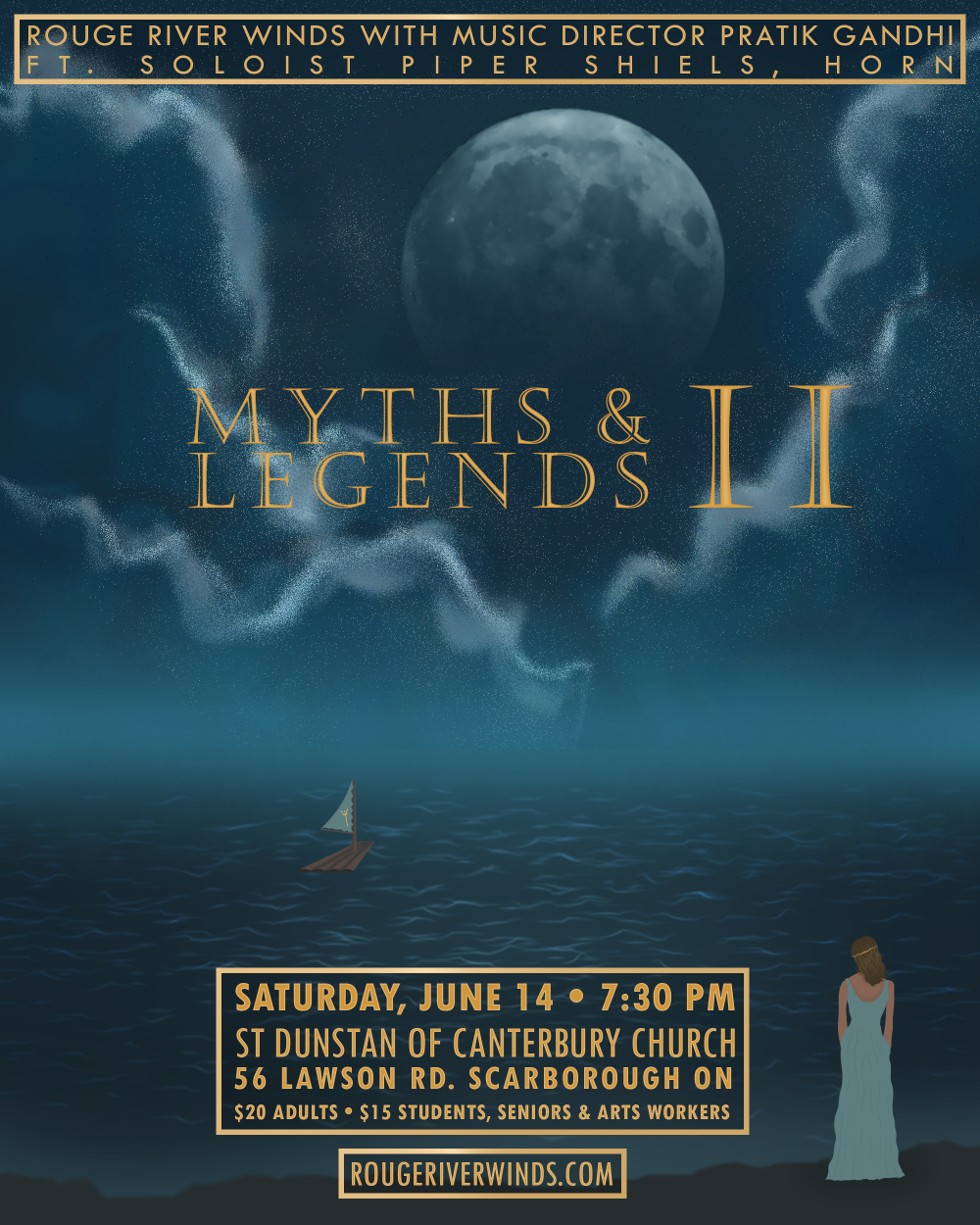 RRW Myths & Legends II concert poster
