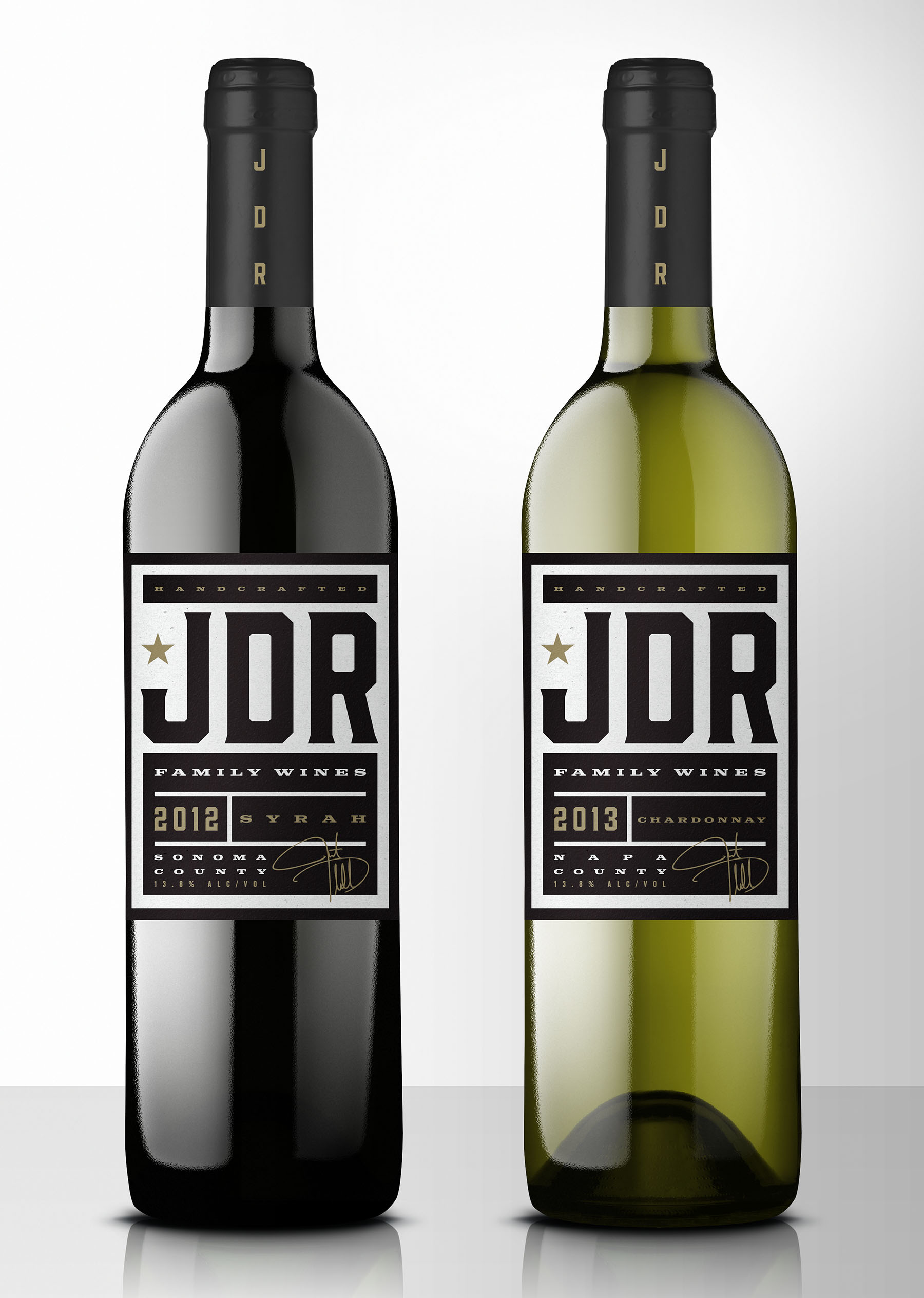Brand and Packaging Design - JDR Wines