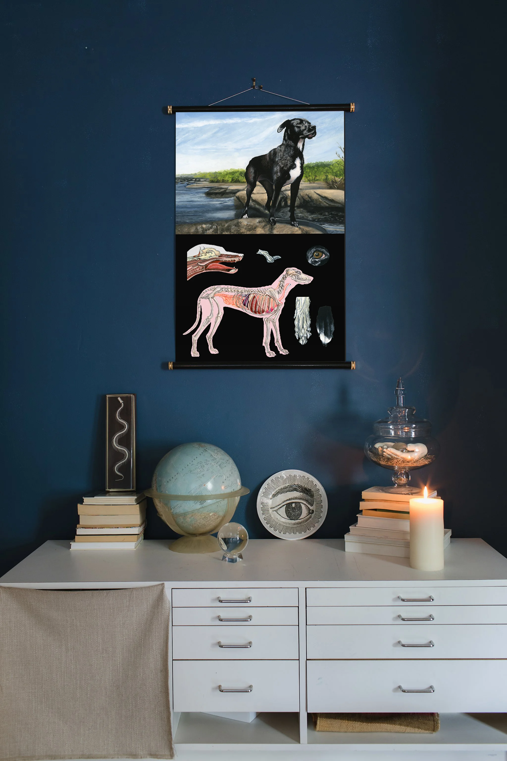 Fern Dog Custom Pet Portrait