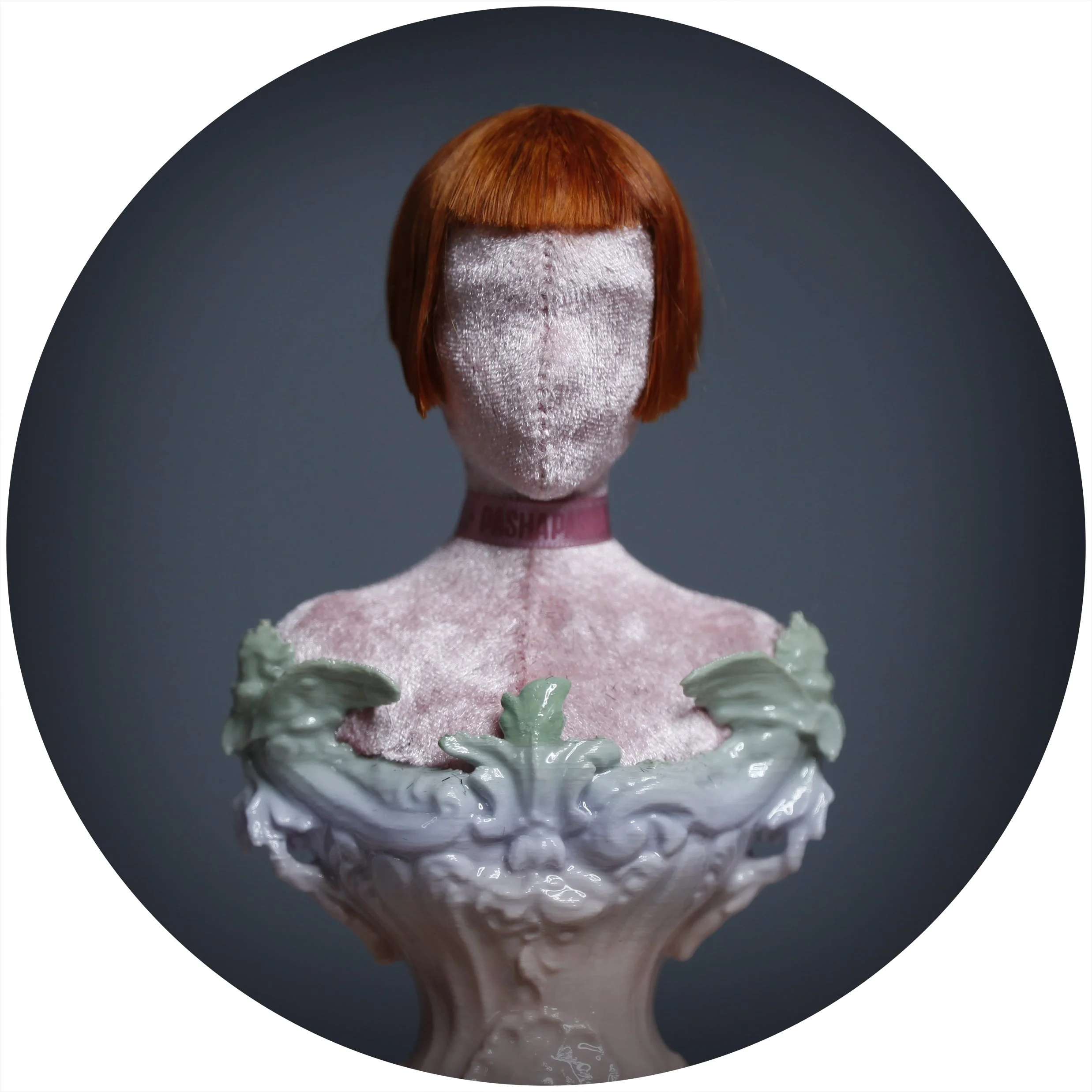 Copper Contour Crop Wig