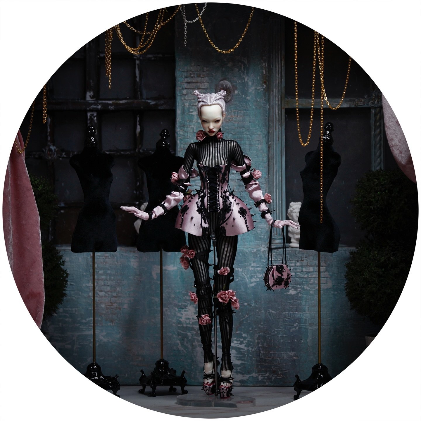 Porcelain pale with an unmistakable presence. 

This &ldquo;Just Painted&rdquo; girl is sold all nude. Though her original persona is already claimed, she features items newly available in our online store so that your girl too can share a similar lo