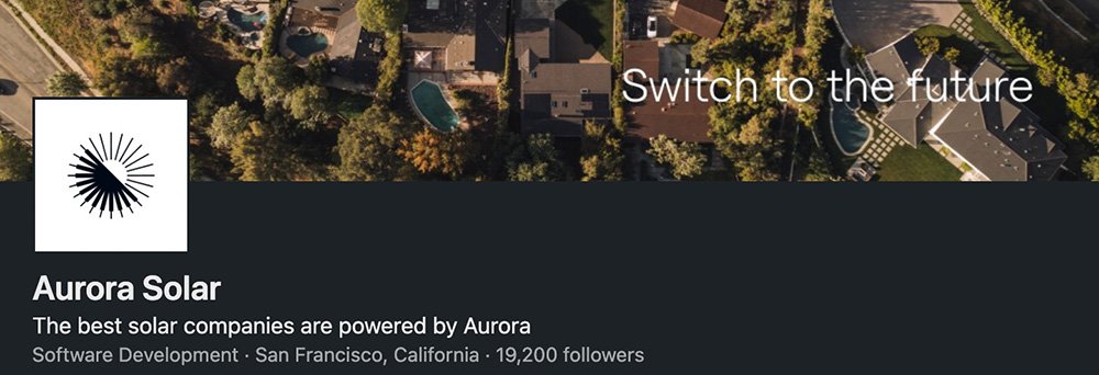 Aurora Solar Framework Films