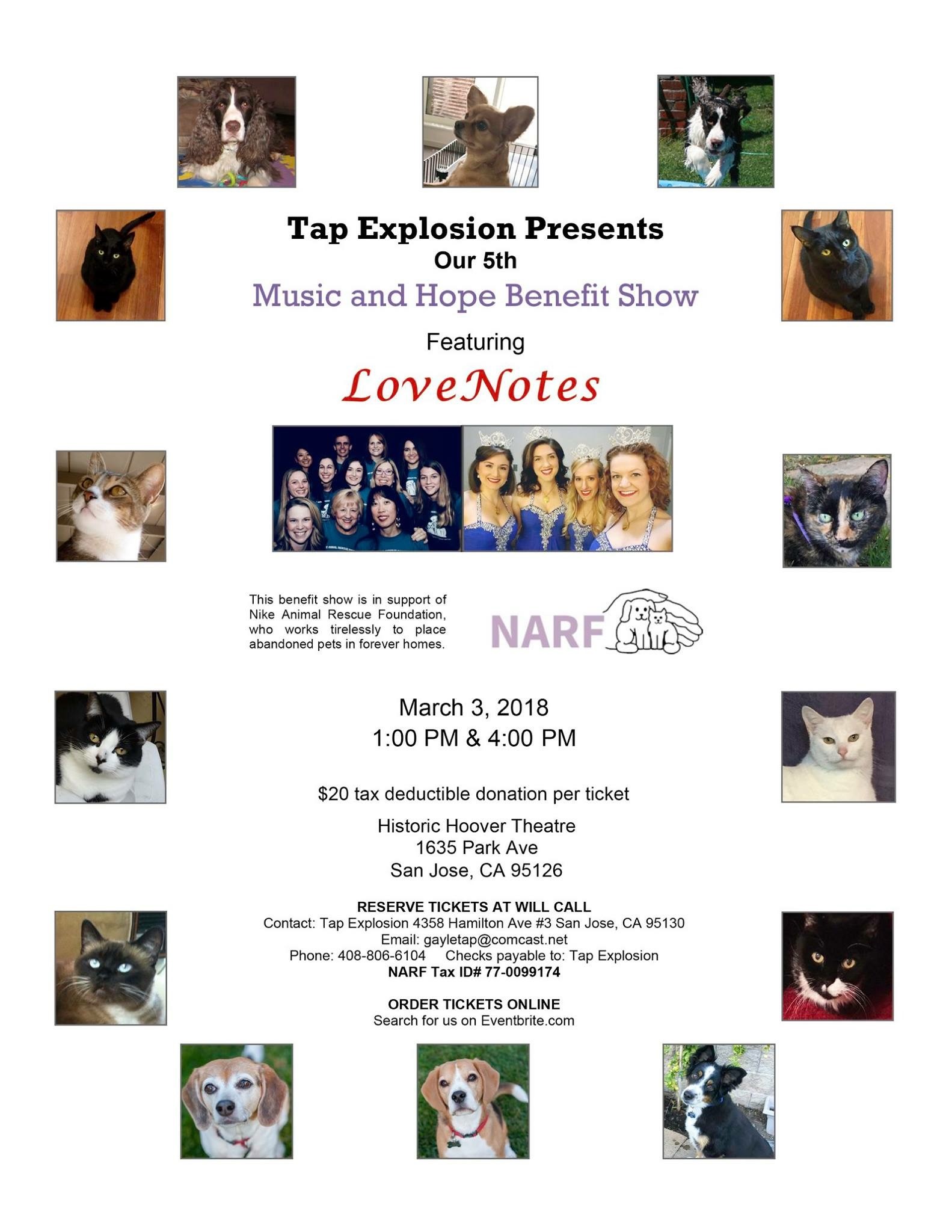 Music and Hope Benefit Show- 1pm 