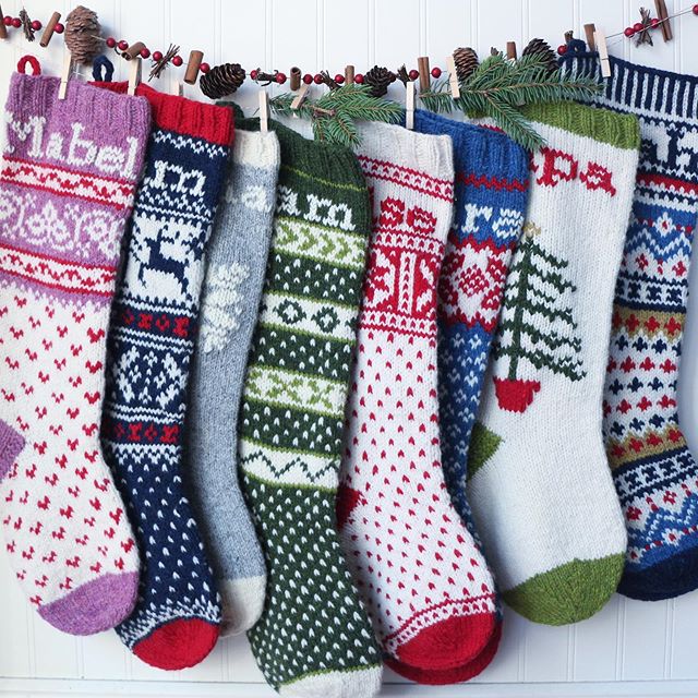 I know- TOO EARLY to be seeing Christmas posts, but NOT too early to start knitting for Christmas!  Will this be the year you finally get on those family stockings?? 🧦 
Hard copy of my stocking pattern book, &ldquo;Comfort and Joy&rdquo; is availabl