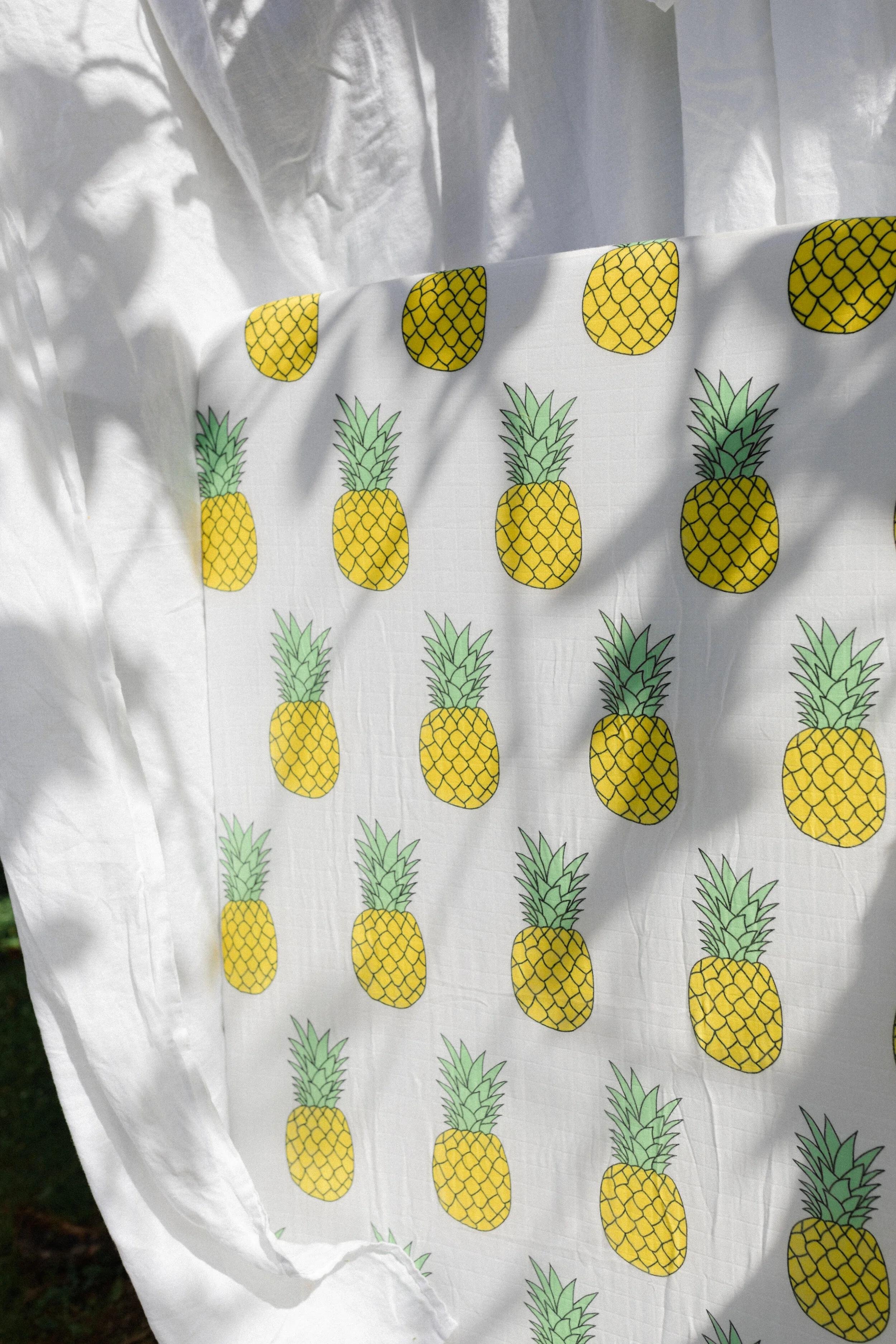 pineapple crib sheets