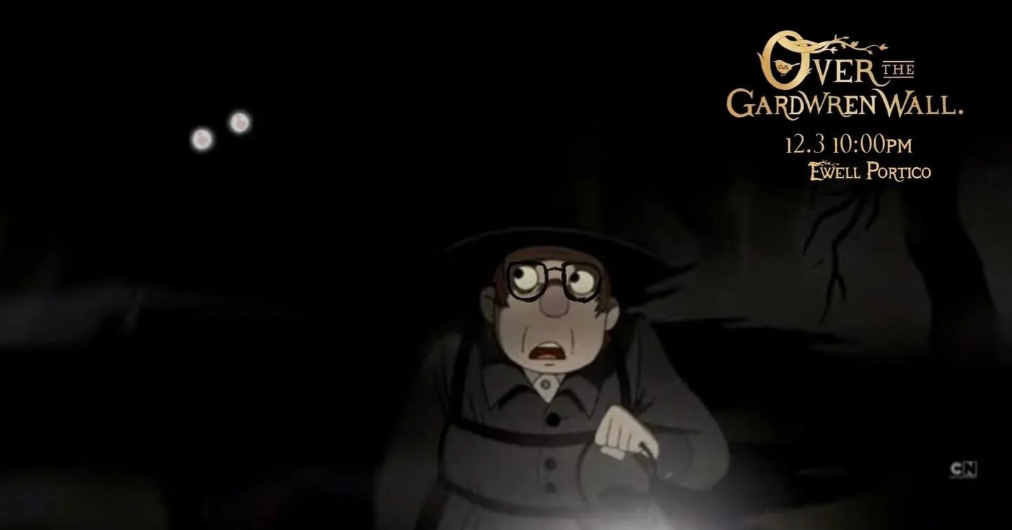 Oohhh better beware... oohhh the Beast is out there! 🪾🌬️🕯️🎃 Ewell Portico this Wednesday at 10:00pm sounds like a good place to hide and keep the lantern burning... (Illustratwren by @_abigail.walters_ 🖌️🐦&zwj;⬛)